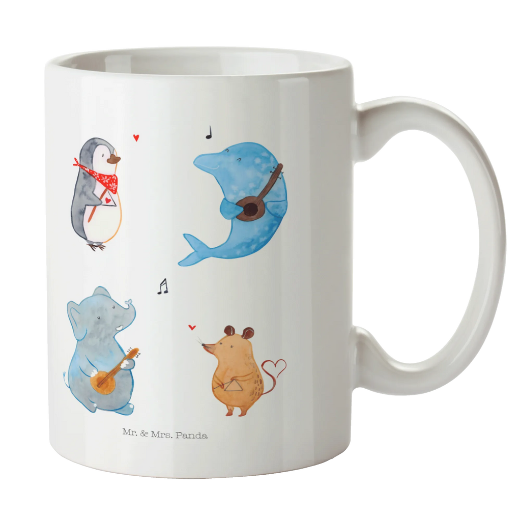 Tasse Big Band Tasse, Kaffeetasse, Teetasse, Becher, Kaffeebecher, Teebecher, Keramiktasse, Porzellantasse, Büro Tasse, Geschenk Tasse, Tasse Sprüche, Tasse Motive, Kaffeetassen, Tasse bedrucken, Designer Tasse, Cappuccino Tassen, Schöne Teetassen, Tiermotive, Gute Laune, lustige Sprüche, Tiere, Hund, Pinguin, Maus, Elefant, Delfin, Gitarre, Band, Triangel, Musikanten, Musik