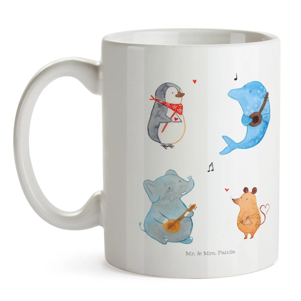 Tasse Big Band Tasse, Kaffeetasse, Teetasse, Becher, Kaffeebecher, Teebecher, Keramiktasse, Porzellantasse, Büro Tasse, Geschenk Tasse, Tasse Sprüche, Tasse Motive, Kaffeetassen, Tasse bedrucken, Designer Tasse, Cappuccino Tassen, Schöne Teetassen, Tiermotive, Gute Laune, lustige Sprüche, Tiere, Hund, Pinguin, Maus, Elefant, Delfin, Gitarre, Band, Triangel, Musikanten, Musik