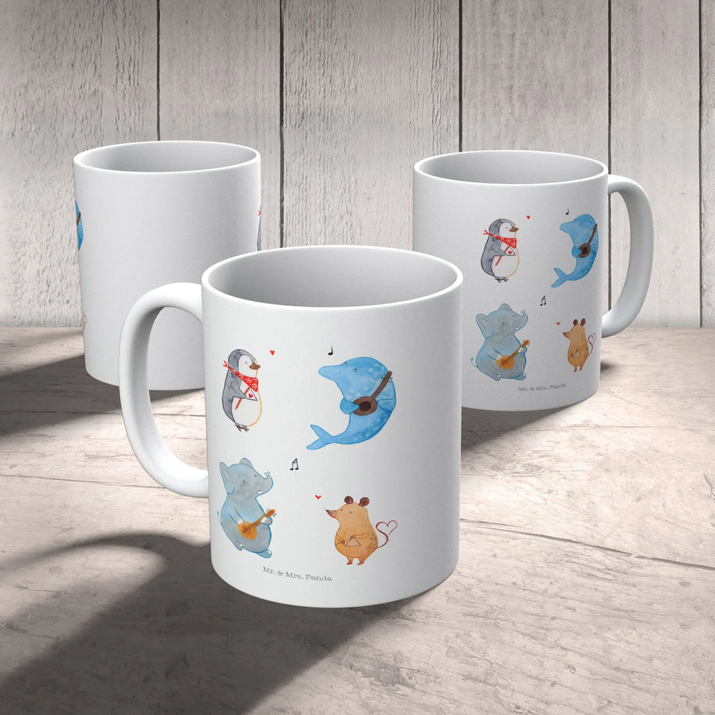 Tasse Big Band Tasse, Kaffeetasse, Teetasse, Becher, Kaffeebecher, Teebecher, Keramiktasse, Porzellantasse, Büro Tasse, Geschenk Tasse, Tasse Sprüche, Tasse Motive, Kaffeetassen, Tasse bedrucken, Designer Tasse, Cappuccino Tassen, Schöne Teetassen, Tiermotive, Gute Laune, lustige Sprüche, Tiere, Hund, Pinguin, Maus, Elefant, Delfin, Gitarre, Band, Triangel, Musikanten, Musik