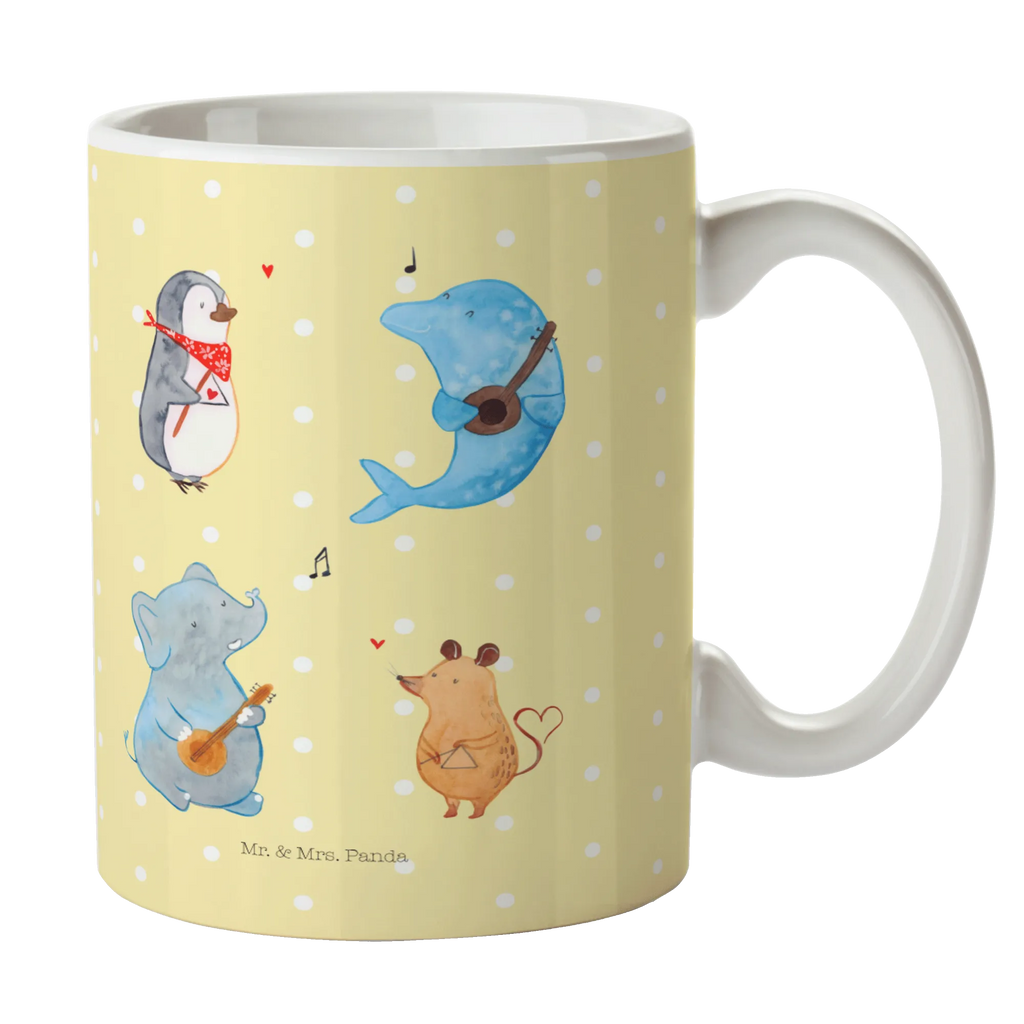 Tasse Big Band Tasse, Kaffeetasse, Teetasse, Becher, Kaffeebecher, Teebecher, Keramiktasse, Porzellantasse, Büro Tasse, Geschenk Tasse, Tasse Sprüche, Tasse Motive, Kaffeetassen, Tasse bedrucken, Designer Tasse, Cappuccino Tassen, Schöne Teetassen, Tiermotive, Gute Laune, lustige Sprüche, Tiere, Hund, Pinguin, Maus, Elefant, Delfin, Gitarre, Band, Triangel, Musikanten, Musik