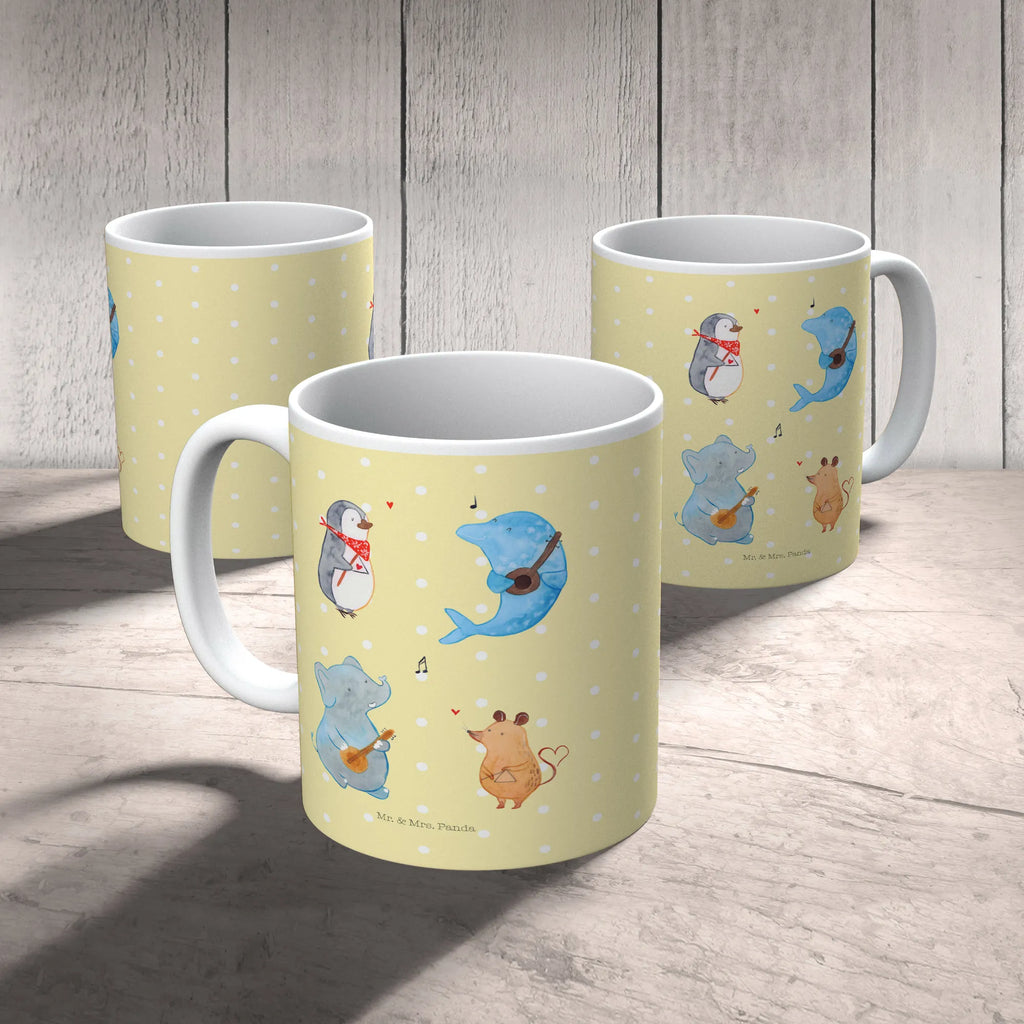 Tasse Big Band Tasse, Kaffeetasse, Teetasse, Becher, Kaffeebecher, Teebecher, Keramiktasse, Porzellantasse, Büro Tasse, Geschenk Tasse, Tasse Sprüche, Tasse Motive, Kaffeetassen, Tasse bedrucken, Designer Tasse, Cappuccino Tassen, Schöne Teetassen, Tiermotive, Gute Laune, lustige Sprüche, Tiere, Hund, Pinguin, Maus, Elefant, Delfin, Gitarre, Band, Triangel, Musikanten, Musik