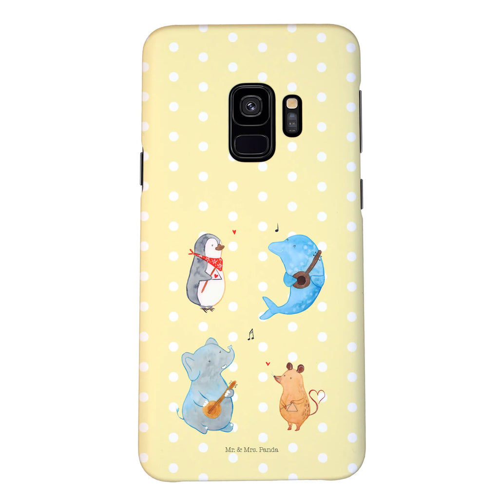 Handyhülle Big Band Handyhülle, Handycover, Cover, Handy, Hülle, Iphone 10, Iphone X, Tiermotive, Gute Laune, lustige Sprüche, Tiere, Hund, Pinguin, Maus, Elefant, Delfin, Gitarre, Band, Triangel, Musikanten, Musik