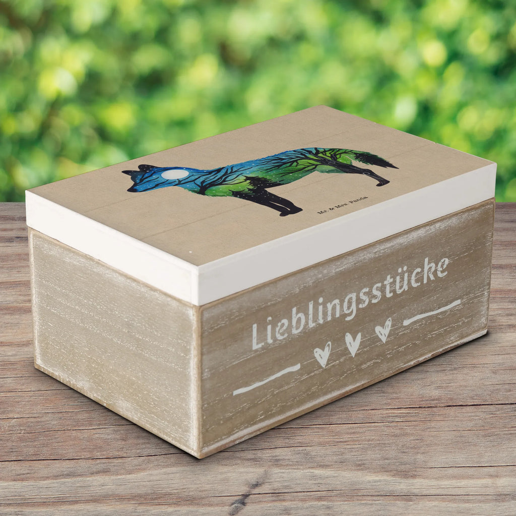 Holzkiste Fuchs Landschaft Holzkiste, Kiste, Schatzkiste, Truhe, Schatulle, XXL, Erinnerungsbox, Erinnerungskiste, Dekokiste, Aufbewahrungsbox, Geschenkbox, Geschenkdose, Blumen Deko, Frühlings Deko, Sommer Deko, Dekoration, positive Botschaft, Naturliebhaber, Outdoor, Natur, Abenteuer, Fuchs, Landschaft, Motiv, Aquarell, Zeichnung