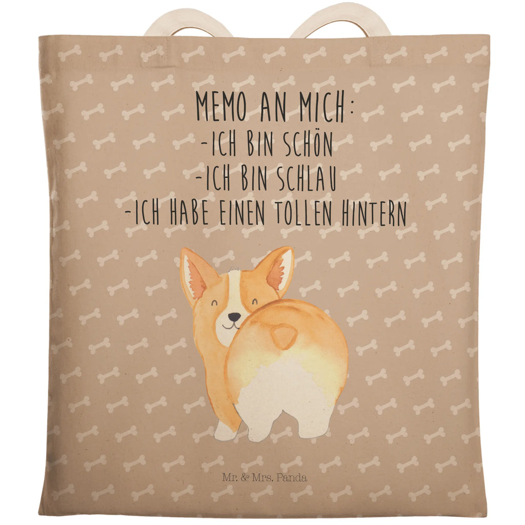 Einkaufstasche Corgi Po Tragetasche, Tasche, Beutel, Stofftasche, Baumwolltasche, Umhängetasche, Shopper, Einkaufstasche, Beuteltasche, Hund, Hundemotiv, Haustier, Hunderasse, Tierliebhaber, Hundebesitzer, Sprüche, Corgie, Hundeliebe, Motivation, Selbstliebe, Spruch