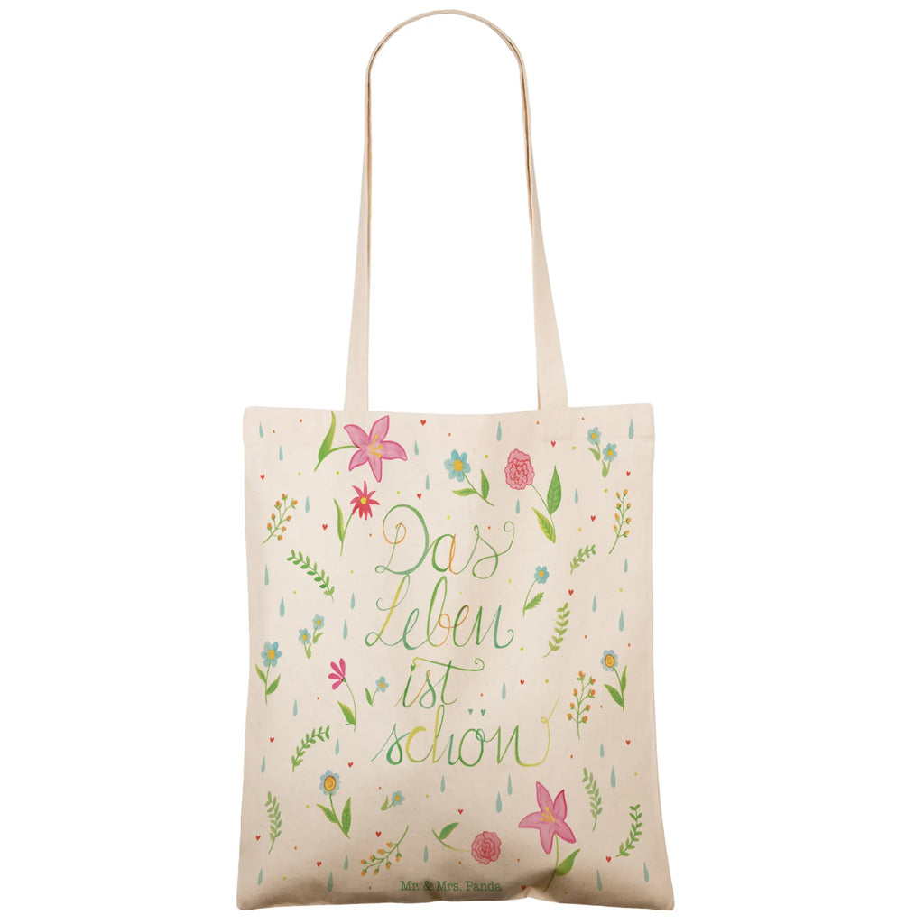 Einkaufstasche Blumen Das Leben ist schön Tragetasche, Tasche, Beutel, Stofftasche, Baumwolltasche, Umhängetasche, Shopper, Einkaufstasche, Beuteltasche, Blumen Deko, Frühlings Deko, Sommer Deko, Dekoration, positive Botschaft, Naturliebhaber, Outdoor, Natur, Abenteuer, Blumen, Blümchen, Das Leben ist schön, Spruch über das Leben, Motivation Spruch, fröhlich sein, glücklich sein