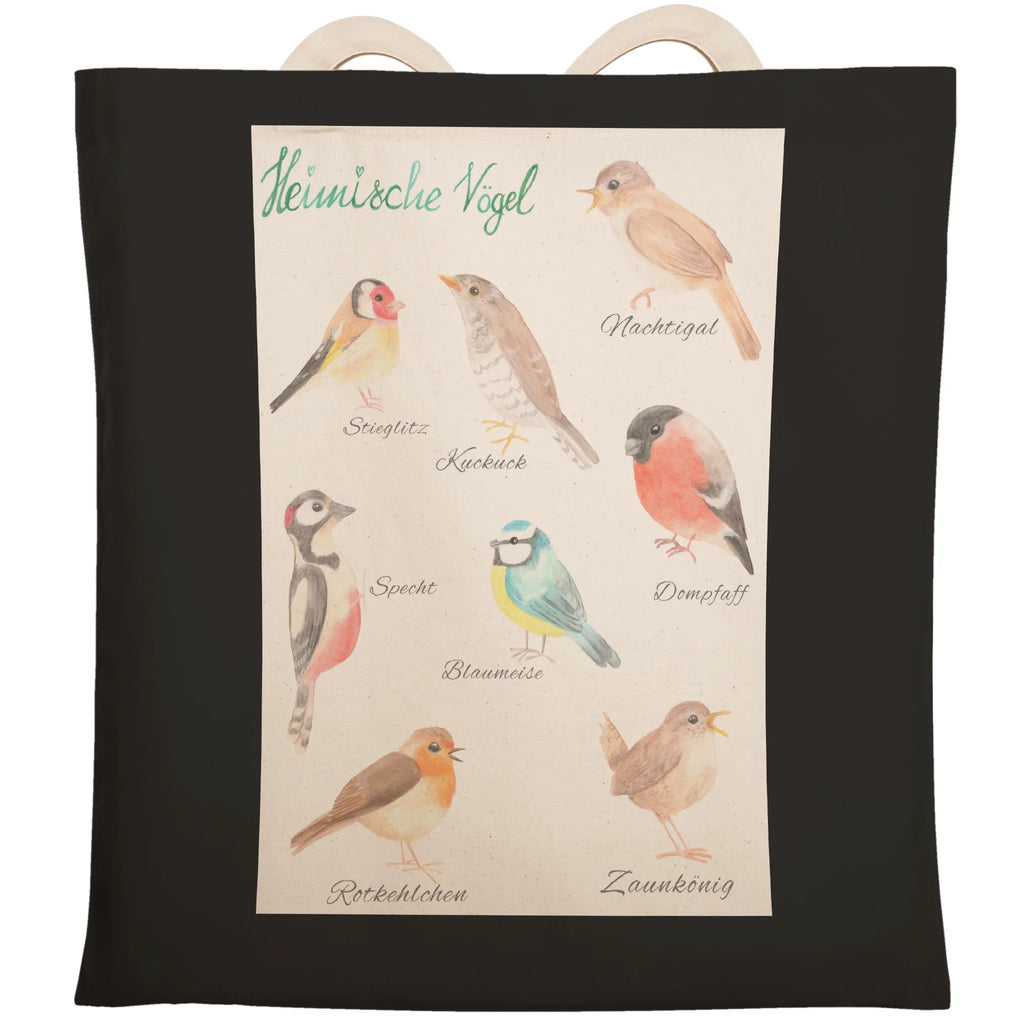 Einkaufstasche Heimische Vögel Tragetasche, Tasche, Beutel, Stofftasche, Baumwolltasche, Umhängetasche, Shopper, Einkaufstasche, Beuteltasche, Blumen Deko, Frühlings Deko, Sommer Deko, Dekoration, positive Botschaft, Naturliebhaber, Outdoor, Natur, Abenteuer, Vögel, Heimische Vögel