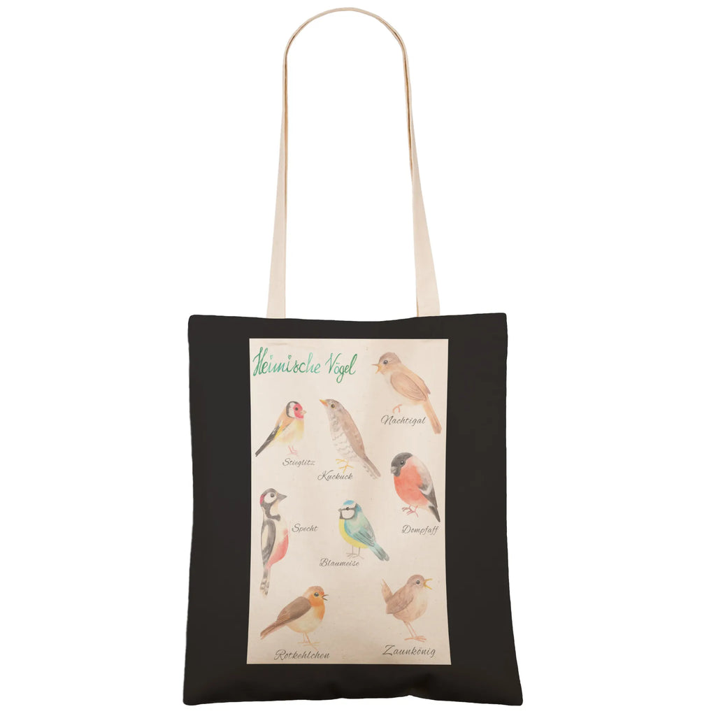 Einkaufstasche Heimische Vögel Tragetasche, Tasche, Beutel, Stofftasche, Baumwolltasche, Umhängetasche, Shopper, Einkaufstasche, Beuteltasche, Blumen Deko, Frühlings Deko, Sommer Deko, Dekoration, positive Botschaft, Naturliebhaber, Outdoor, Natur, Abenteuer, Vögel, Heimische Vögel