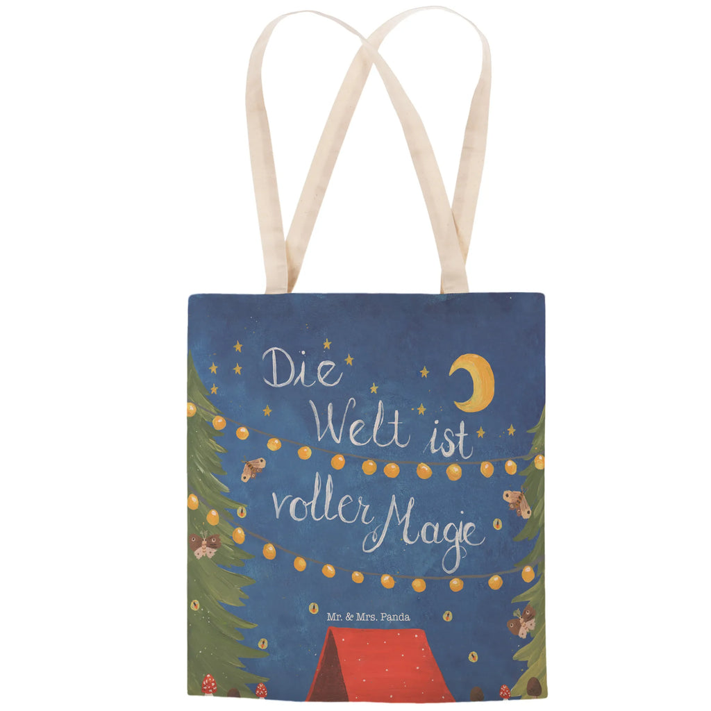 Einkaufstasche Die Welt ist voller Magie Tragetasche, Tasche, Beutel, Stofftasche, Baumwolltasche, Umhängetasche, Shopper, Einkaufstasche, Beuteltasche, Blumen Deko, Frühlings Deko, Sommer Deko, Dekoration, positive Botschaft, Naturliebhaber, Outdoor, Natur, Abenteuer