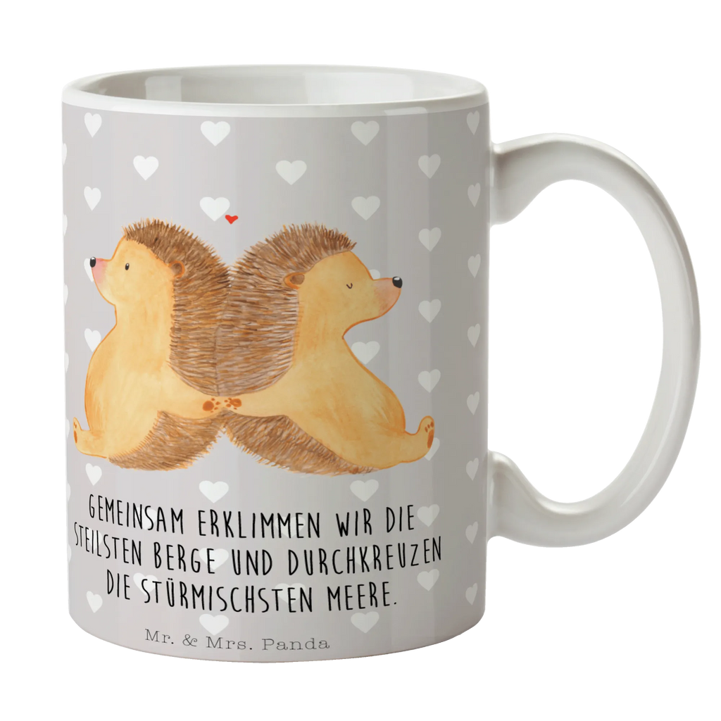 Tasse Igel händchenhaltend Tasse, Kaffeetasse, Teetasse, Becher, Kaffeebecher, Teebecher, Keramiktasse, Porzellantasse, Büro Tasse, Geschenk Tasse, Tasse Sprüche, Tasse Motive, Kaffeetassen, Tasse bedrucken, Designer Tasse, Cappuccino Tassen, Schöne Teetassen, Liebe, Partner, Freund, Freundin, Ehemann, Ehefrau, Heiraten, Verlobung, Heiratsantrag, Liebesgeschenk, Jahrestag, Hocheitstag, Igel, Igelliebe, Hand in Hand, Liebesbeweis, große Liebe, Liebesbotschaft, Hochzeit, Lieblingsmensch, Gemeinsamkeit, Love, Geschenk für zwei