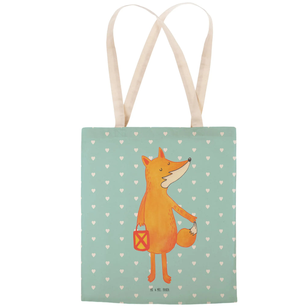 Einkaufstasche Fuchs Laterne Tragetasche, Tasche, Beutel, Stofftasche, Baumwolltasche, Umhängetasche, Shopper, Einkaufstasche, Beuteltasche, Fuchs, Füchse, Spruch trösten, Liebeskummer Spruch, Laterne, Sankt Martin, Laternenumzug, Aufmuntern, Cäsar Otto Hugo Flaischlen