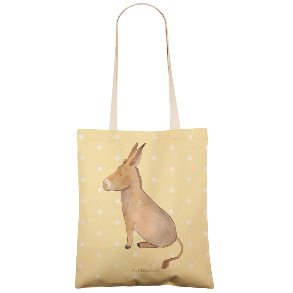 Einkaufstasche Esel Tragetasche, Tasche, Beutel, Stofftasche, Baumwolltasche, Umhängetasche, Shopper, Einkaufstasche, Beuteltasche, Tiermotive, Gute Laune, lustige Sprüche, Tiere, Esel, Weisheit, Lebensmut, Lebensglück, Ziel, Lebensziel, Mut, erfolg, tapferkeit, positive gedanken, zuversicht