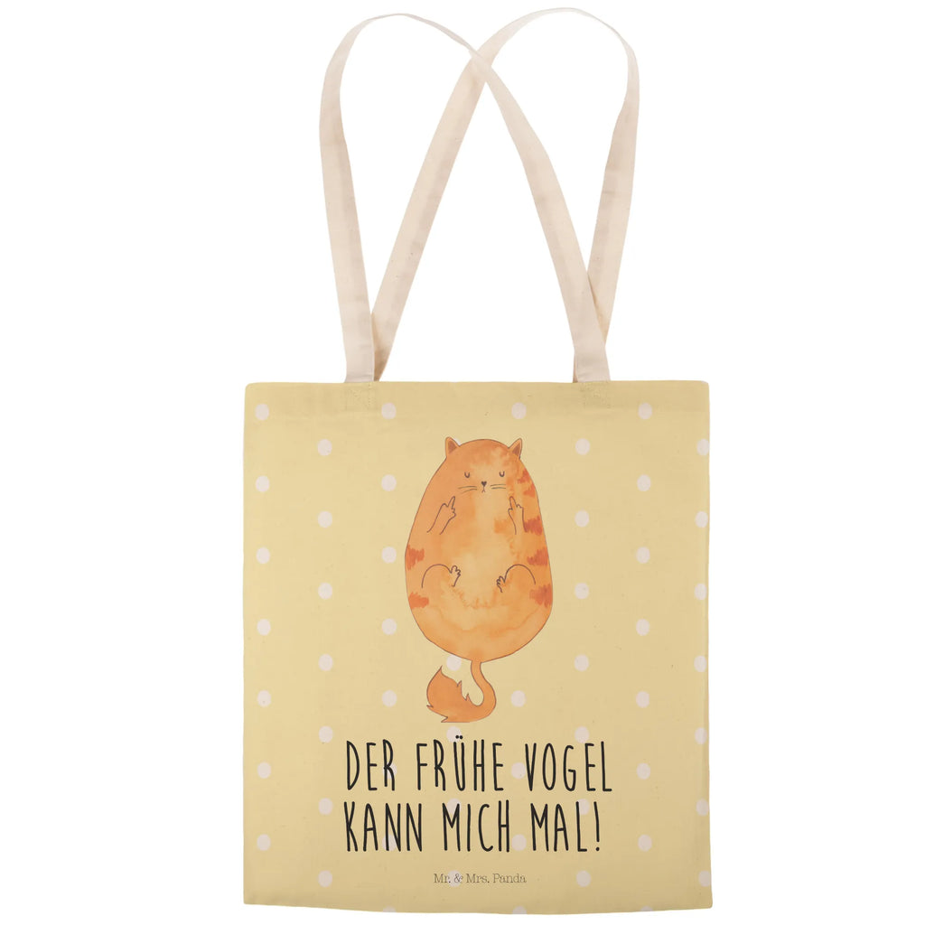 Einkaufstasche Katze Frühaufsteher Tragetasche, Tasche, Beutel, Stofftasche, Baumwolltasche, Umhängetasche, Shopper, Einkaufstasche, Beuteltasche, Katze, Katzenmotiv, Katzenfan, Katzendeko, Katzenfreund, Katzenliebhaber, Katzenprodukte, Katzenartikel, Katzenaccessoires, Katzensouvenirs, Katzenliebhaberprodukte, Katzenmotive, Der frühe Vogel kann mich mal, Morgenmuffel, Frühaufsteher, Kaffee, Katzen, Kater, Mietze