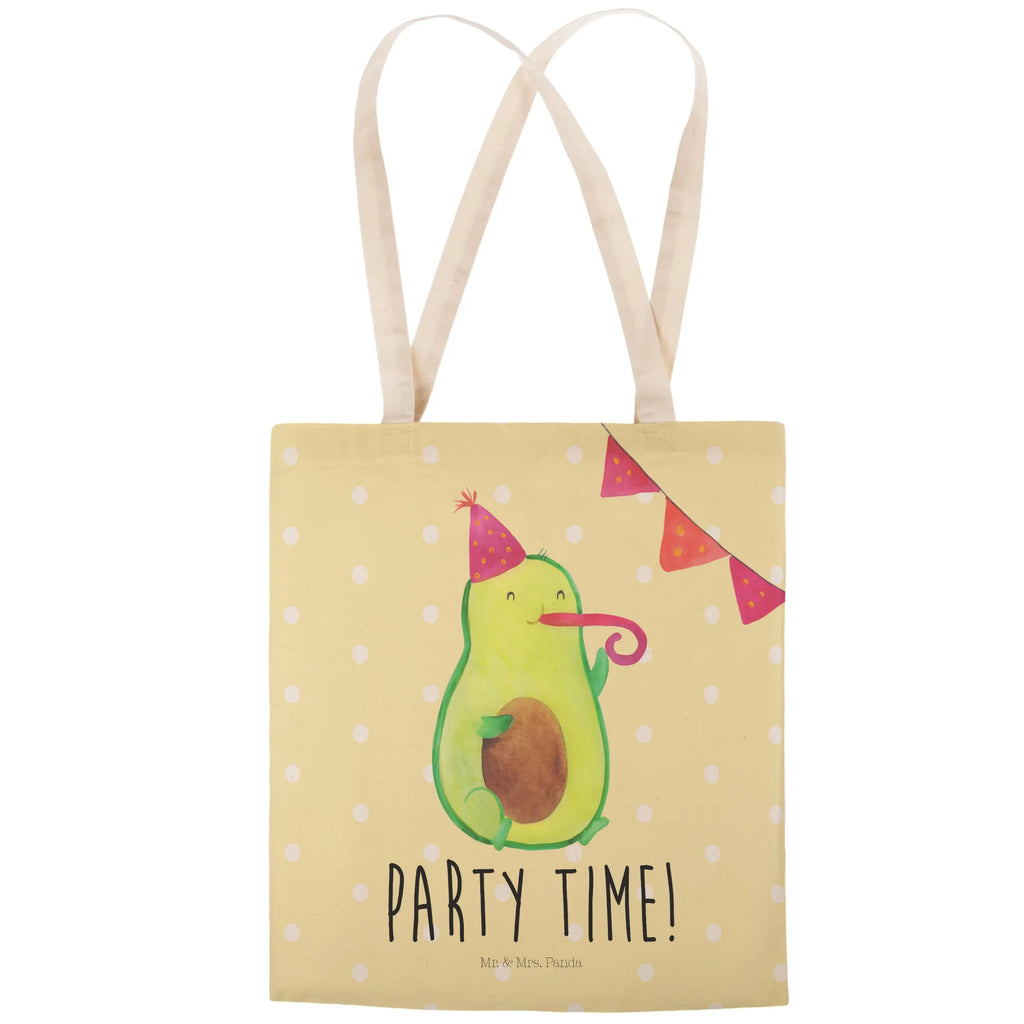 Einkaufstasche Avocado Party Zeit Tragetasche, Tasche, Beutel, Stofftasche, Baumwolltasche, Umhängetasche, Shopper, Einkaufstasche, Beuteltasche, Avocado, Veggie, Vegan, Gesund