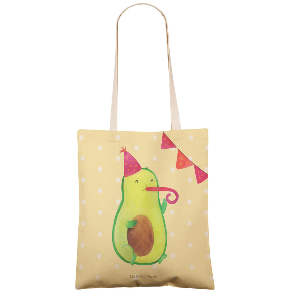 Einkaufstasche Avocado Party Zeit Tragetasche, Tasche, Beutel, Stofftasche, Baumwolltasche, Umhängetasche, Shopper, Einkaufstasche, Beuteltasche, Avocado, Veggie, Vegan, Gesund