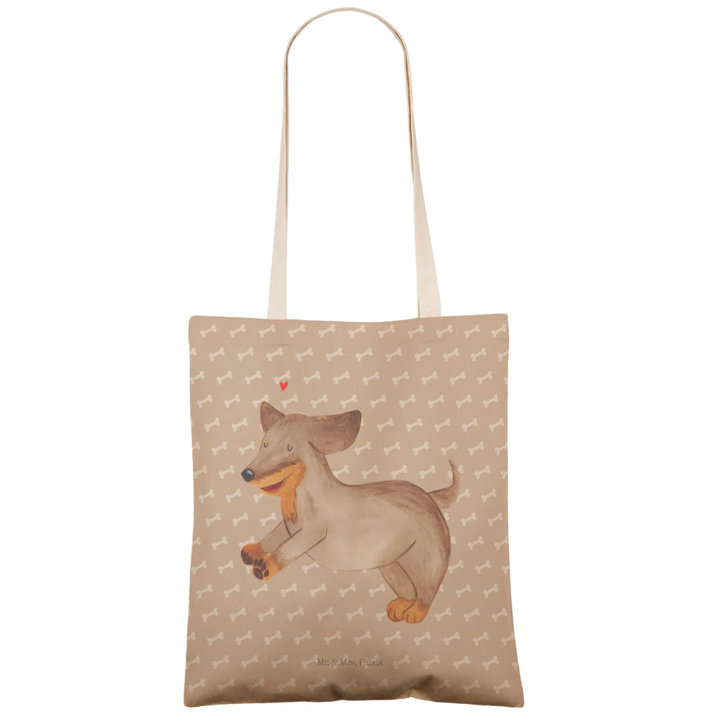 Einkaufstasche Hund Dackel Tragetasche, Tasche, Beutel, Stofftasche, Baumwolltasche, Umhängetasche, Shopper, Einkaufstasche, Beuteltasche, Hund, Hundemotiv, Haustier, Hunderasse, Tierliebhaber, Hundebesitzer, Sprüche, Hunde, Dackel, Dachshund, happy dog