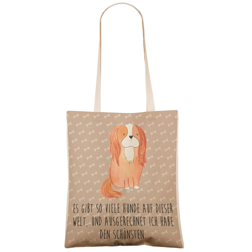 Einkaufstasche Hund Cavalier King Charles Spaniel Tragetasche, Tasche, Beutel, Stofftasche, Baumwolltasche, Umhängetasche, Shopper, Einkaufstasche, Beuteltasche, Hund, Hundemotiv, Haustier, Hunderasse, Tierliebhaber, Hundebesitzer, Sprüche, Cavalier King Charles Spaniel, Cockerspaniel, Spaniel, Spruch, schönster Hund