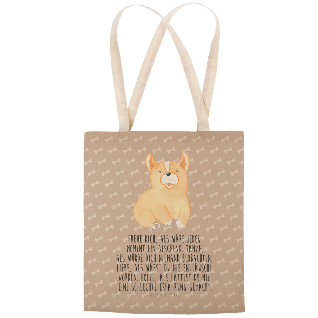 Einkaufstasche Corgie Tragetasche, Tasche, Beutel, Stofftasche, Baumwolltasche, Umhängetasche, Shopper, Einkaufstasche, Beuteltasche, Hund, Hundemotiv, Haustier, Hunderasse, Tierliebhaber, Hundebesitzer, Sprüche, Corgie, Welsh Corgie Pembroke, britisch, Motivation, Spruch, Hundespruch, Lebensfreude