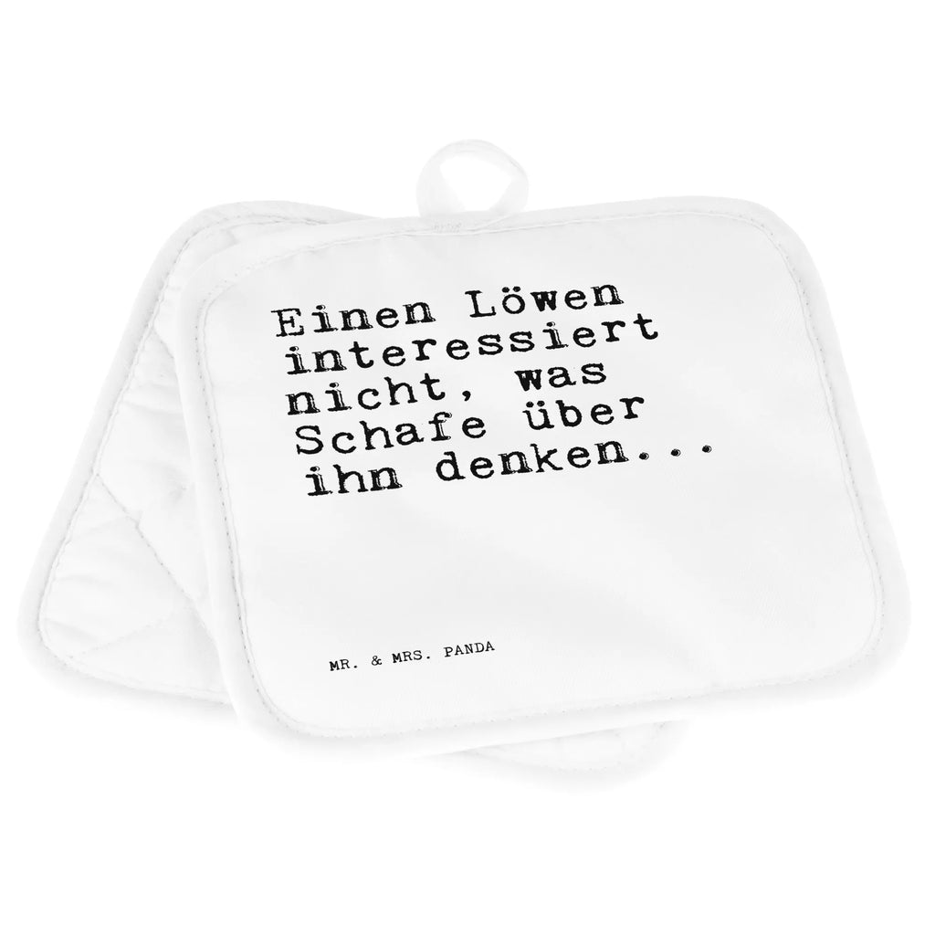 2er Set Topflappen  Sprüche und Zitate Einen Löwen interessiert nicht, was Schafe über ihn denken... Topflappen, Topfuntersetzer, Ofenhandschuh, Topflappen Set, Topflappen lustig, Topflappen mit Spruch, Ofenhandschuhe, Topfhandschuhe, Topfhandschuh, Topflappenset, Topflappen 2er Set, Schöne Topflappen, Spruch, Sprüche, lustige Sprüche, Weisheiten, Zitate, Spruch Geschenke, Spruch Sprüche Weisheiten Zitate Lustig Weisheit Worte