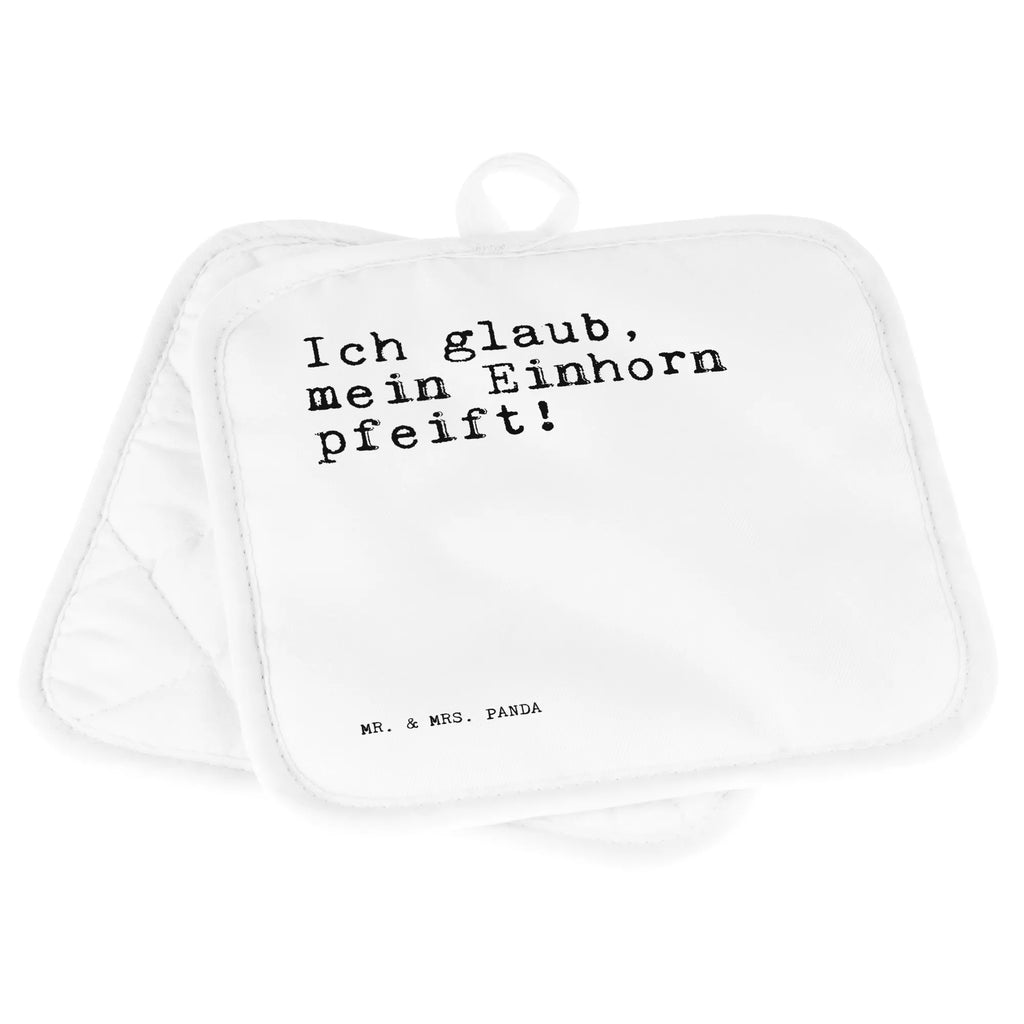 2er Set Topflappen  Sprüche und Zitate Ich glaub, mein Einhorn pfeift! Topflappen, Topfuntersetzer, Ofenhandschuh, Topflappen Set, Topflappen lustig, Topflappen mit Spruch, Ofenhandschuhe, Topfhandschuhe, Topfhandschuh, Topflappenset, Topflappen 2er Set, Schöne Topflappen, Spruch, Sprüche, lustige Sprüche, Weisheiten, Zitate, Spruch Geschenke, Spruch Sprüche Weisheiten Zitate Lustig Weisheit Worte