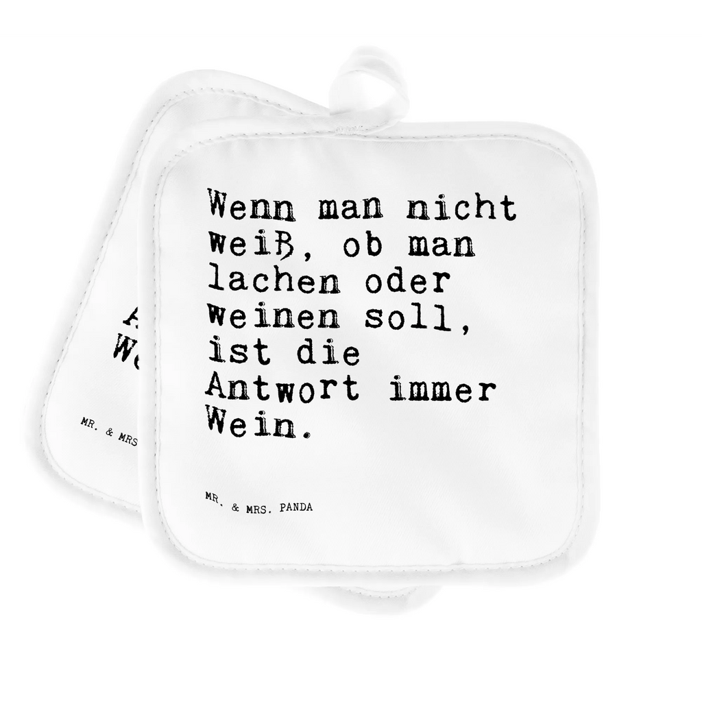 2er Set Topflappen  Sprüche und Zitate Wenn man nicht weiß, ob man lachen oder weinen soll, ist die Antwort immer Wein. Topflappen, Topfuntersetzer, Ofenhandschuh, Topflappen Set, Topflappen lustig, Topflappen mit Spruch, Ofenhandschuhe, Topfhandschuhe, Topfhandschuh, Topflappenset, Topflappen 2er Set, Schöne Topflappen, Spruch, Sprüche, lustige Sprüche, Weisheiten, Zitate, Spruch Geschenke, Spruch Sprüche Weisheiten Zitate Lustig Weisheit Worte