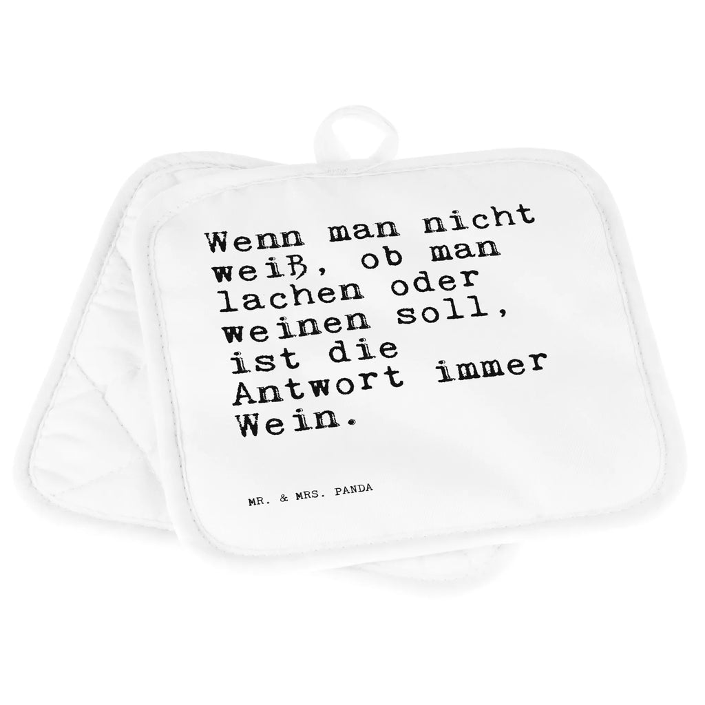 2er Set Topflappen  Sprüche und Zitate Wenn man nicht weiß, ob man lachen oder weinen soll, ist die Antwort immer Wein. Topflappen, Topfuntersetzer, Ofenhandschuh, Topflappen Set, Topflappen lustig, Topflappen mit Spruch, Ofenhandschuhe, Topfhandschuhe, Topfhandschuh, Topflappenset, Topflappen 2er Set, Schöne Topflappen, Spruch, Sprüche, lustige Sprüche, Weisheiten, Zitate, Spruch Geschenke, Spruch Sprüche Weisheiten Zitate Lustig Weisheit Worte