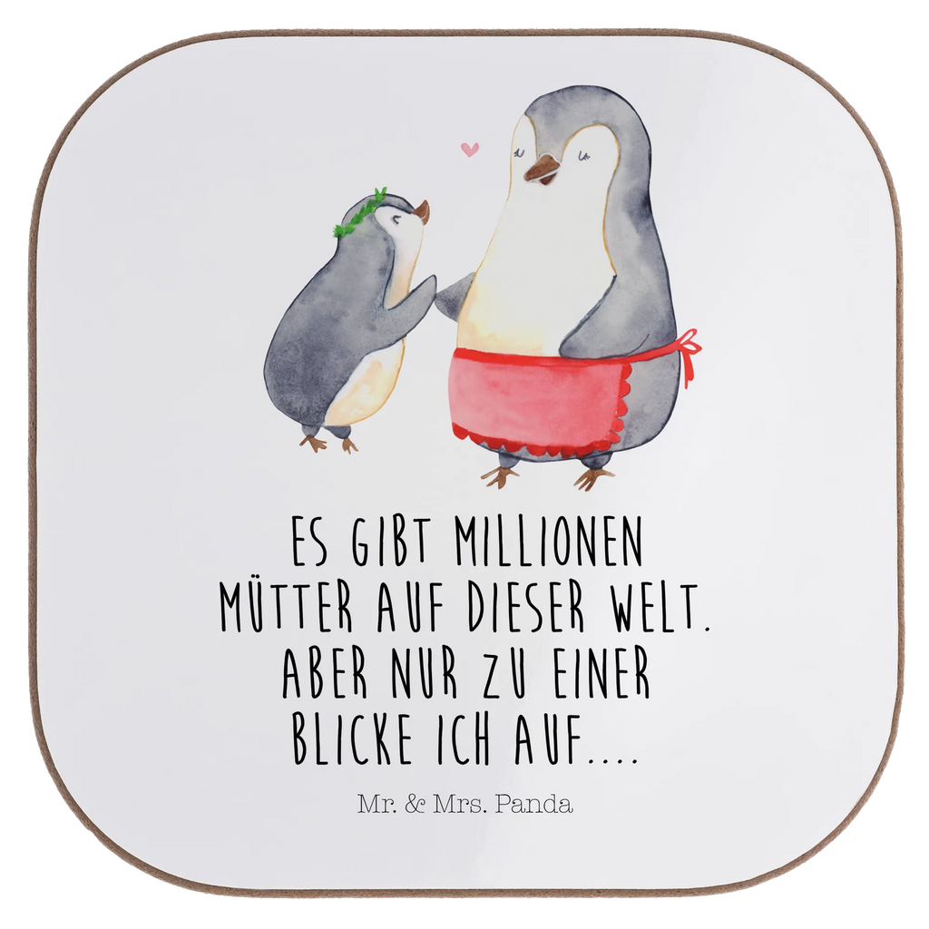 Quadratische Untersetzer Pinguin mit Kind Untersetzer, Bierdeckel, Glasuntersetzer, Untersetzer Gläser, Getränkeuntersetzer, Untersetzer aus Holz, Untersetzer für Gläser, Korkuntersetzer, Untersetzer Holz, Holzuntersetzer, Tassen Untersetzer, Untersetzer Design, Familie, Vatertag, Muttertag, Bruder, Schwester, Mama, Papa, Oma, Opa, Geschenk, Mami, Mutti, Mutter, Geburststag