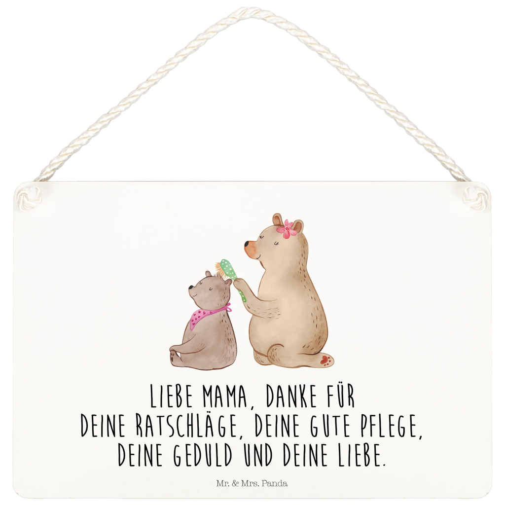 Deko Schild Bär mit Kind Dekoschild, Deko Schild, Schild, Tür Schild, Türschild, Holzschild, Wandschild, Wanddeko, Familie, Vatertag, Muttertag, Bruder, Schwester, Mama, Papa, Oma, Opa, Geschenk, Mutti, Mutter