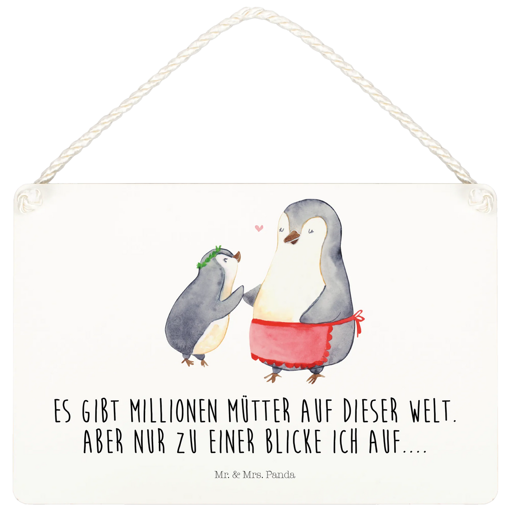 Deko Schild Pinguin mit Kind Dekoschild, Deko Schild, Schild, Tür Schild, Türschild, Holzschild, Wandschild, Wanddeko, Familie, Vatertag, Muttertag, Bruder, Schwester, Mama, Papa, Oma, Opa, Geschenk, Mami, Mutti, Mutter, Geburststag