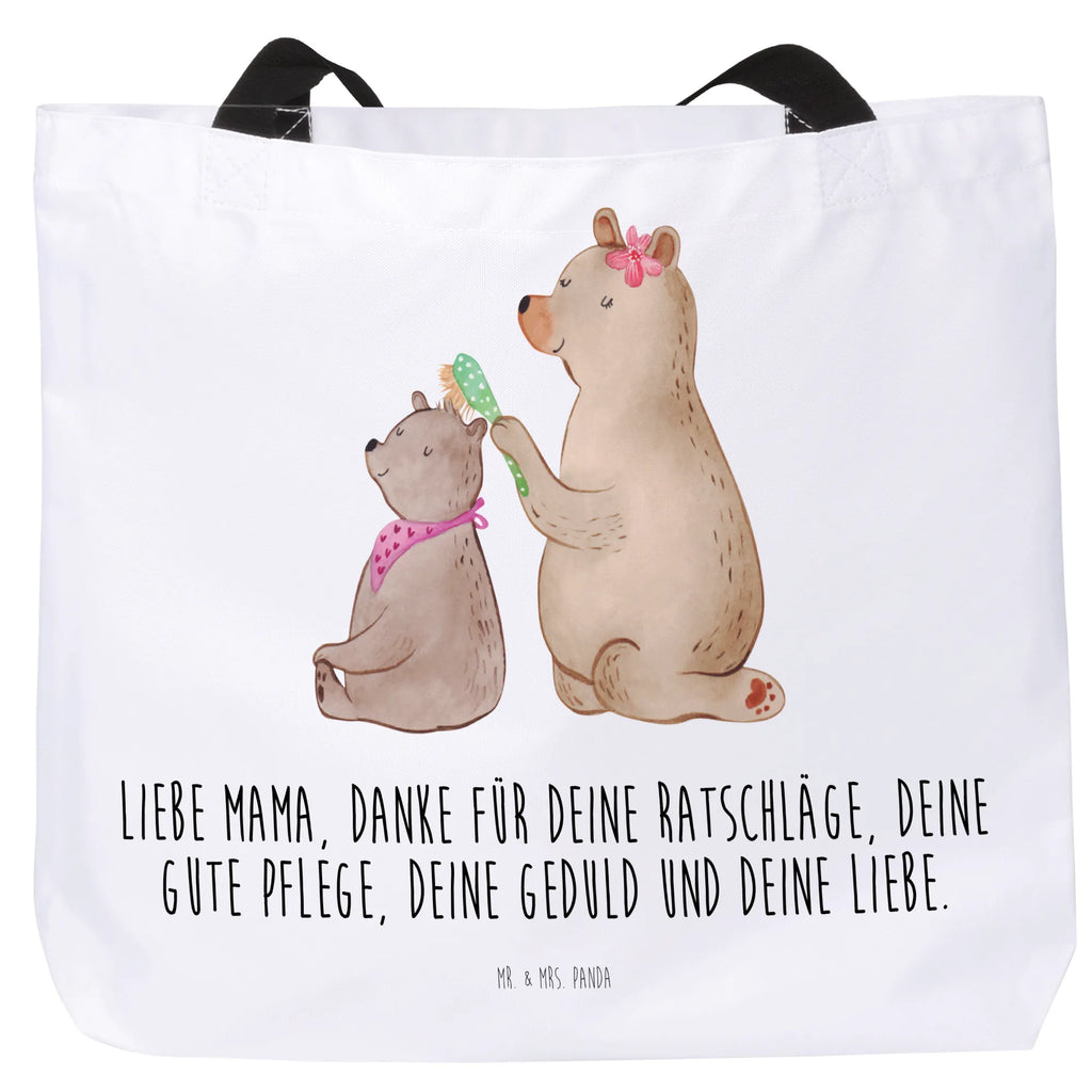 Shopper Bär mit Kind Beutel, Einkaufstasche, Tasche, Strandtasche, Einkaufsbeutel, Shopper, Schultasche, Freizeittasche, Tragebeutel, Schulbeutel, Alltagstasche, Familie, Vatertag, Muttertag, Bruder, Schwester, Mama, Papa, Oma, Opa, Geschenk, Mutti, Mutter