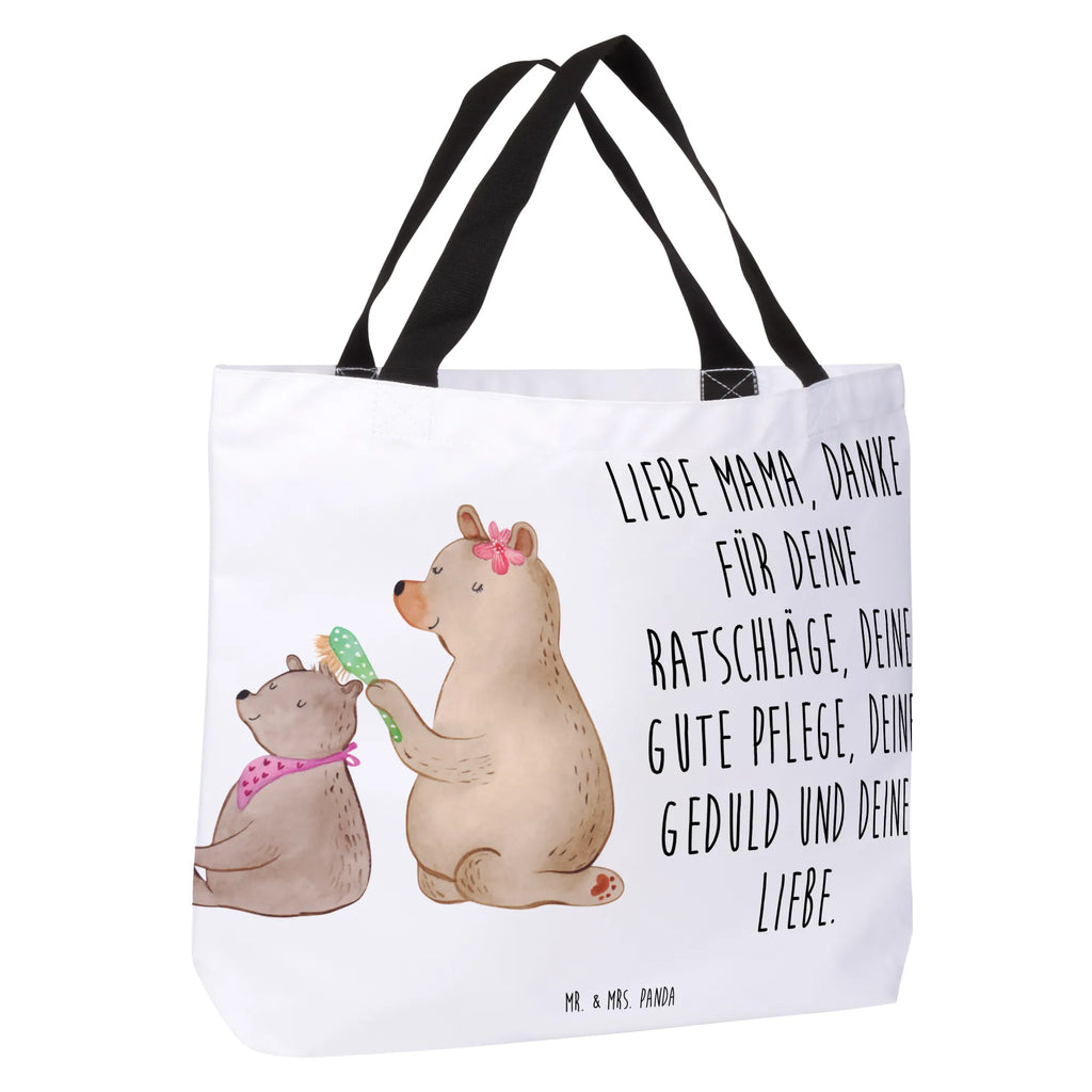 Shopper Bär mit Kind Beutel, Einkaufstasche, Tasche, Strandtasche, Einkaufsbeutel, Shopper, Schultasche, Freizeittasche, Tragebeutel, Schulbeutel, Alltagstasche, Familie, Vatertag, Muttertag, Bruder, Schwester, Mama, Papa, Oma, Opa, Geschenk, Mutti, Mutter