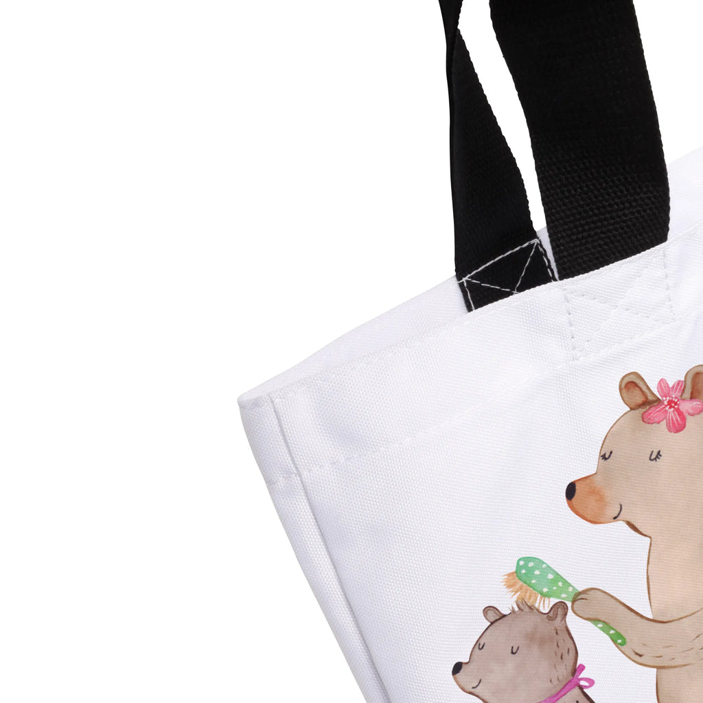 Shopper Bär mit Kind Beutel, Einkaufstasche, Tasche, Strandtasche, Einkaufsbeutel, Shopper, Schultasche, Freizeittasche, Tragebeutel, Schulbeutel, Alltagstasche, Familie, Vatertag, Muttertag, Bruder, Schwester, Mama, Papa, Oma, Opa, Geschenk, Mutti, Mutter