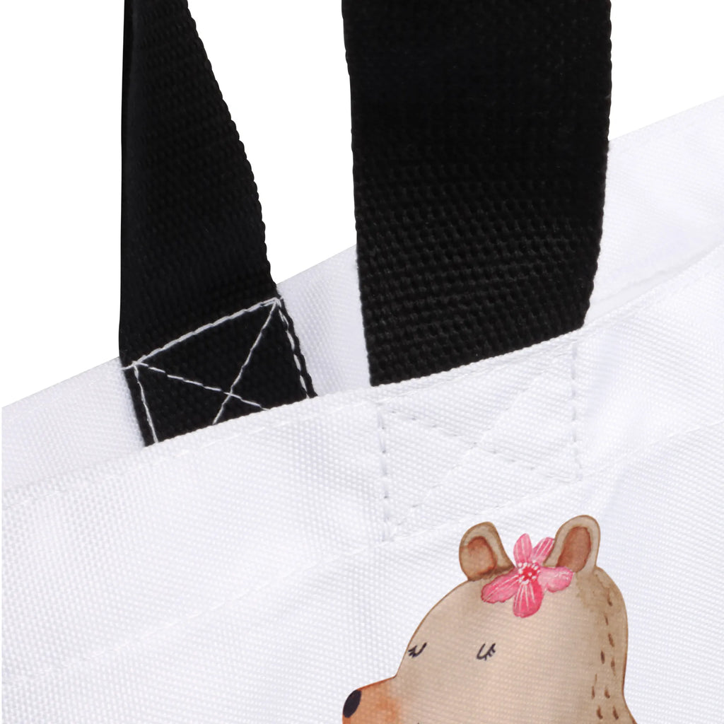 Shopper Bär mit Kind Beutel, Einkaufstasche, Tasche, Strandtasche, Einkaufsbeutel, Shopper, Schultasche, Freizeittasche, Tragebeutel, Schulbeutel, Alltagstasche, Familie, Vatertag, Muttertag, Bruder, Schwester, Mama, Papa, Oma, Opa, Geschenk, Mutti, Mutter