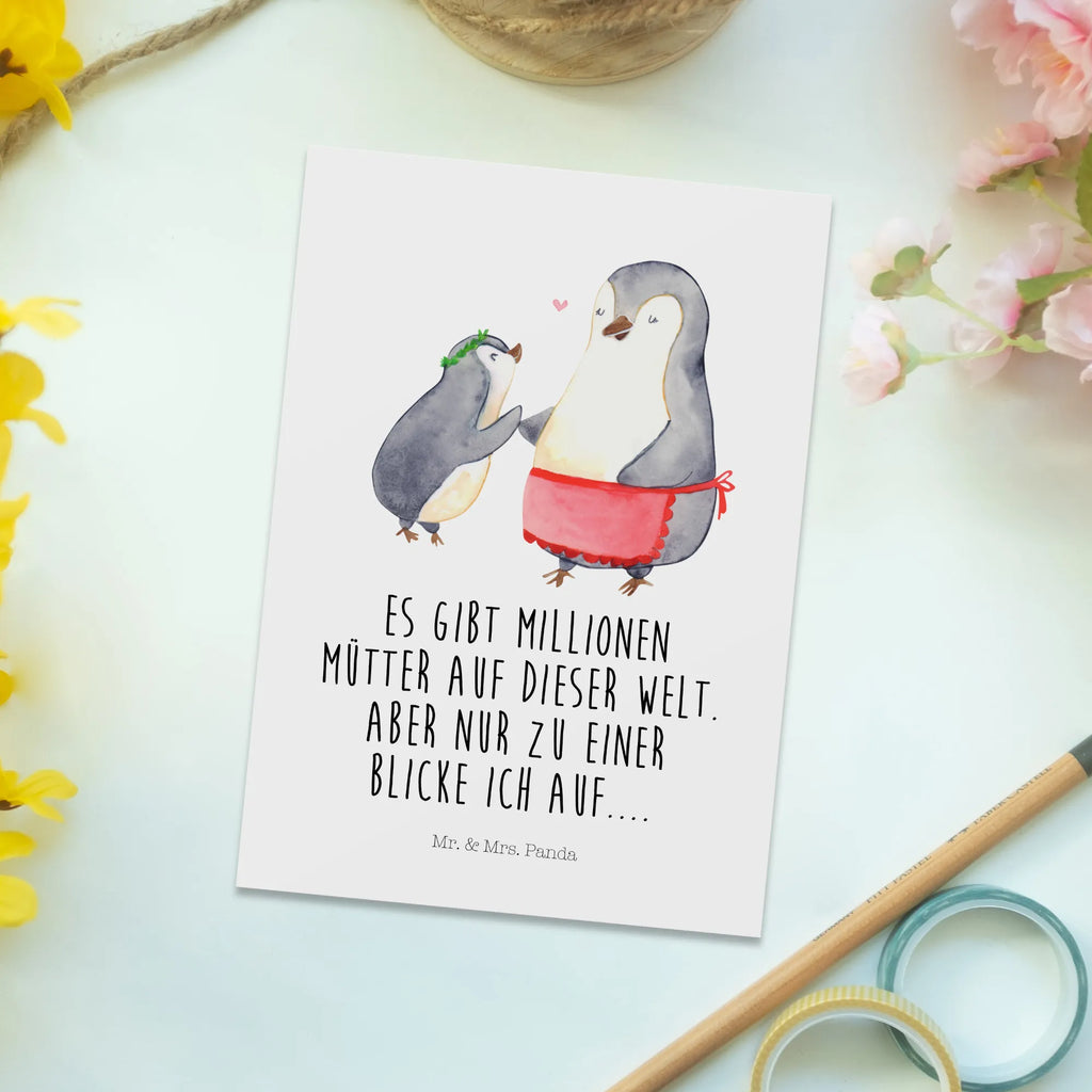 Postkarte Pinguin mit Kind Postkarte, Karte, Geschenkkarte, Grußkarte, Einladung, Ansichtskarte, Geburtstagskarte, Einladungskarte, Dankeskarte, Ansichtskarten, Einladung Geburtstag, Einladungskarten Geburtstag, Familie, Vatertag, Muttertag, Bruder, Schwester, Mama, Papa, Oma, Opa, Geschenk, Mami, Mutti, Mutter, Geburststag