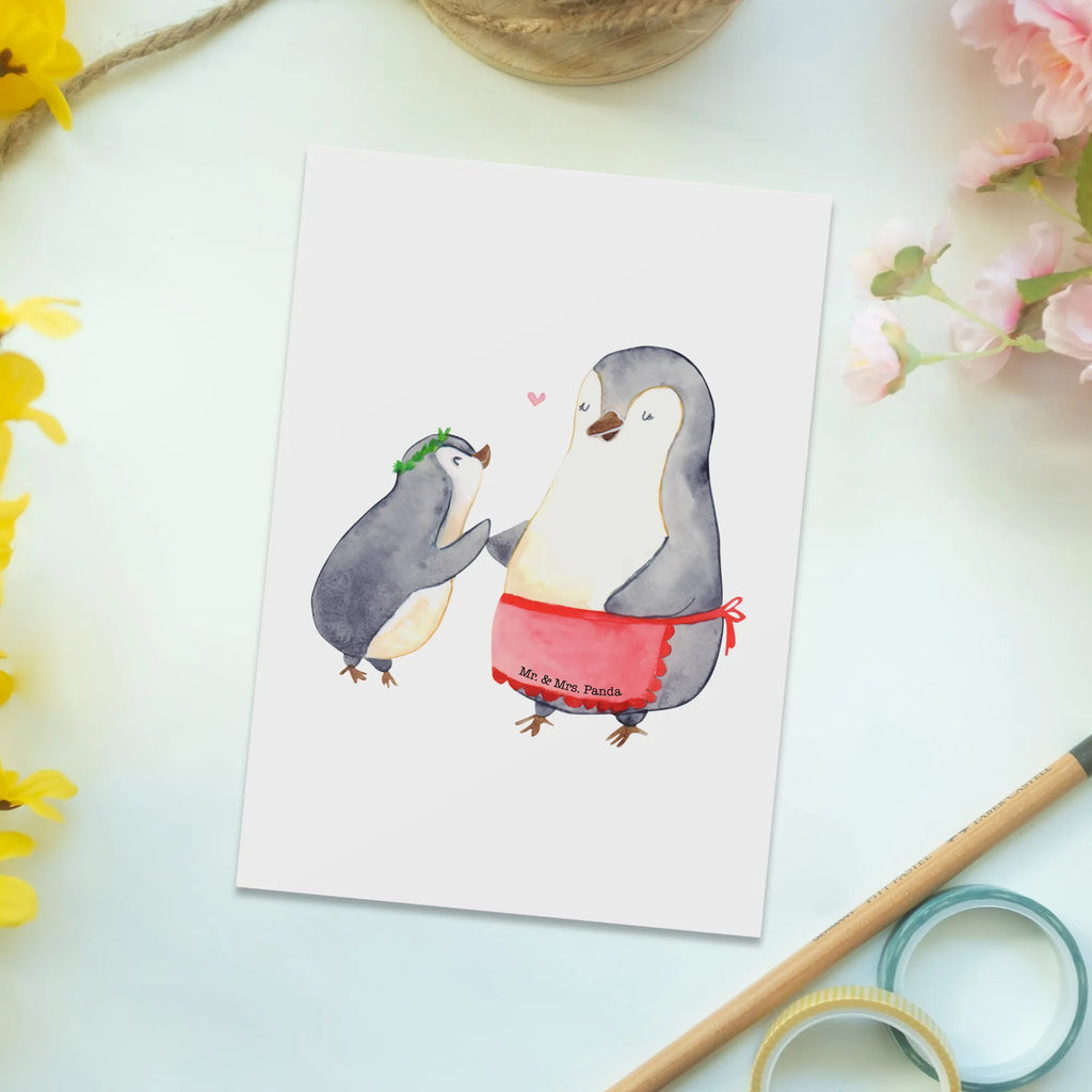 Postkarte Pinguin mit Kind Postkarte, Karte, Geschenkkarte, Grußkarte, Einladung, Ansichtskarte, Geburtstagskarte, Einladungskarte, Dankeskarte, Ansichtskarten, Einladung Geburtstag, Einladungskarten Geburtstag, Familie, Vatertag, Muttertag, Bruder, Schwester, Mama, Papa, Oma, Opa, Geschenk, Mami, Mutti, Mutter, Geburststag