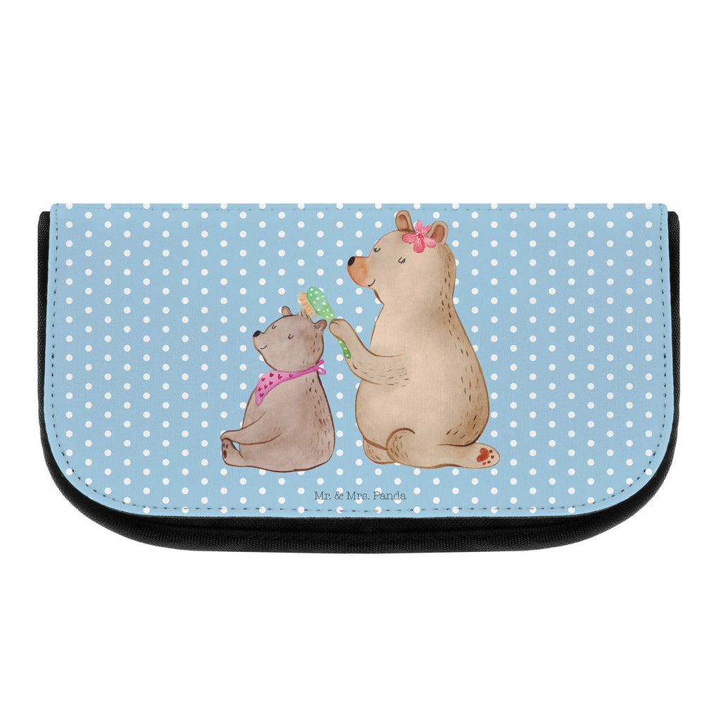 Kosmetiktasche Bär mit Kind Kosmetikbeutel, Kulturtasche, Kulturbeutel, Schminktasche, Make-Up Tasche, Kosmetiktasche, Beauty Bag, Kosmetiktasche Damen, Make Up Tasche, Kosmetik Tasche, Kosmetiktasche Klein, Kleine Kosmetiktasche, Schminktasche Klein, Kosmetiktasche Mit Fächern, Schminktäschen, Schminke Tasche, Kosmetiktaschen Damen, Beauty Case, Schmink Täschchen, Familie, Vatertag, Muttertag, Bruder, Schwester, Mama, Papa, Oma, Opa, Geschenk, Mutti, Mutter