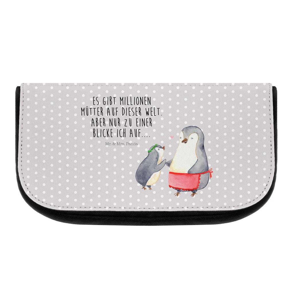 Kosmetiktasche Pinguin mit Kind Kosmetikbeutel, Kulturtasche, Kulturbeutel, Schminktasche, Make-Up Tasche, Kosmetiktasche, Beauty Bag, Kosmetiktasche Damen, Make Up Tasche, Kosmetik Tasche, Kosmetiktasche Klein, Kleine Kosmetiktasche, Schminktasche Klein, Kosmetiktasche Mit Fächern, Schminktäschen, Schminke Tasche, Kosmetiktaschen Damen, Beauty Case, Schmink Täschchen, Familie, Vatertag, Muttertag, Bruder, Schwester, Mama, Papa, Oma, Opa, Geschenk, Mami, Mutti, Mutter, Geburststag