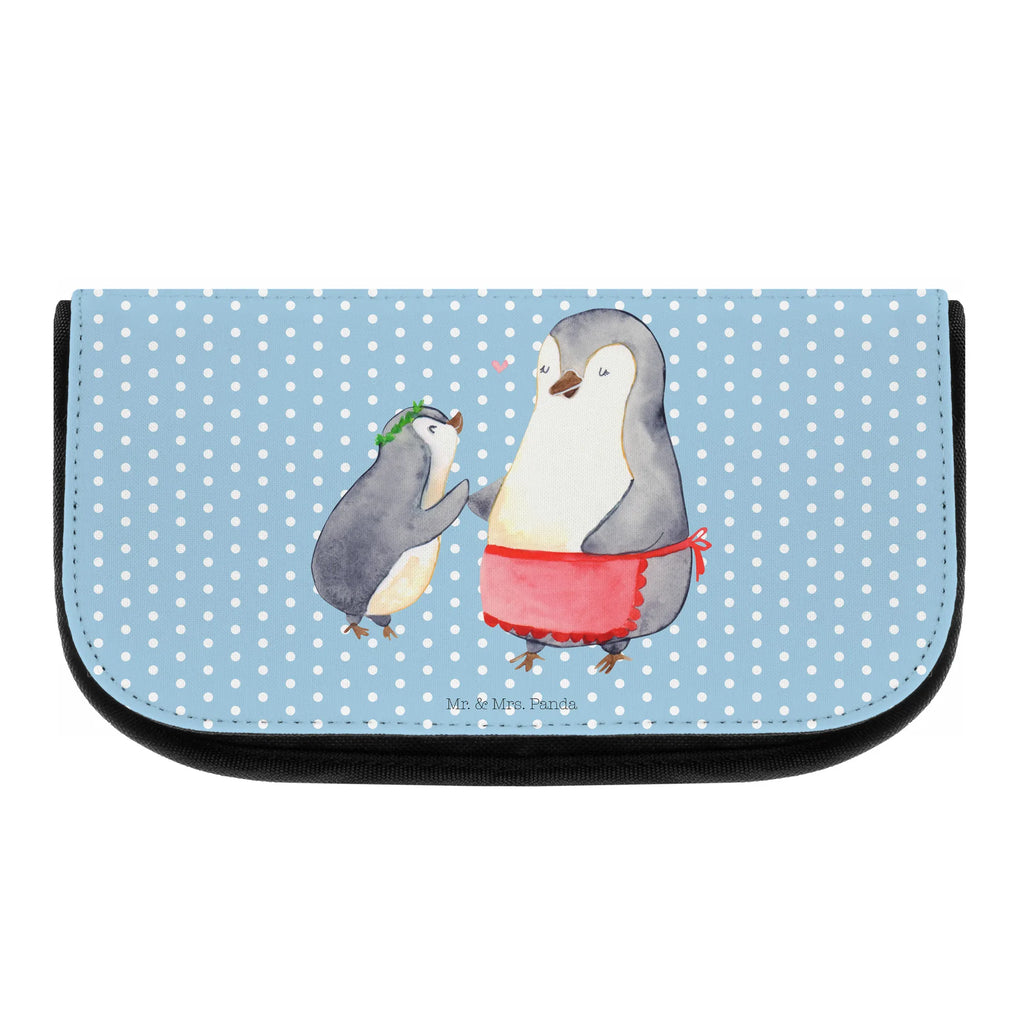 Kosmetiktasche Pinguin mit Kind Kosmetikbeutel, Kulturtasche, Kulturbeutel, Schminktasche, Make-Up Tasche, Kosmetiktasche, Beauty Bag, Kosmetiktasche Damen, Make Up Tasche, Kosmetik Tasche, Kosmetiktasche Klein, Kleine Kosmetiktasche, Schminktasche Klein, Kosmetiktasche Mit Fächern, Schminktäschen, Schminke Tasche, Kosmetiktaschen Damen, Beauty Case, Schmink Täschchen, Familie, Vatertag, Muttertag, Bruder, Schwester, Mama, Papa, Oma, Opa, Geschenk, Mami, Mutti, Mutter, Geburststag