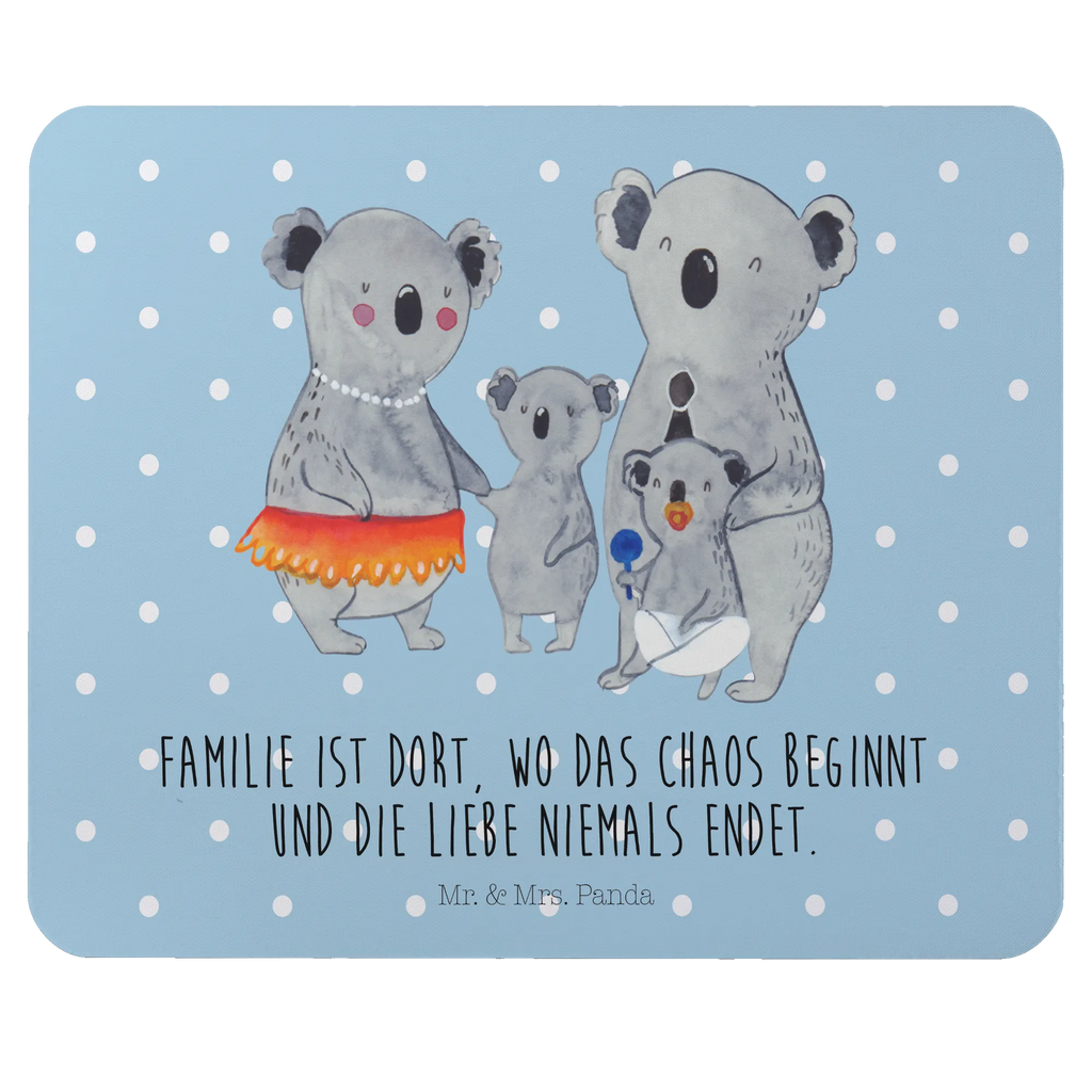 Mauspad Koala Familie Mousepad, Computer zubehör, Büroausstattung, PC Zubehör, Arbeitszimmer, Mauspad, Einzigartiges Mauspad, Designer Mauspad, Mausunterlage, Mauspad Büro, Familie, Vatertag, Muttertag, Bruder, Schwester, Mama, Papa, Oma, Opa, Koala, Koalas, Family, Kinder, Geschwister, Familienleben