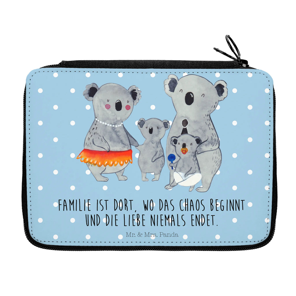 Federmappe Koala Familie Federmappe, Stiftetasche, Stifte Etui, Schule, Einschulung, Geschenk, Kind, Schüler, Schülerin, Stifterolle, Federmäppchen, Motiv, Grundschule, Federmäppchen bedruckt, Büro Stifte Etui, Bestückte Federmappe, Kinder Federmappe, Federmappe Einschulung, Familie, Vatertag, Muttertag, Bruder, Schwester, Mama, Papa, Oma, Opa, Koala, Koalas, Family, Kinder, Geschwister, Familienleben