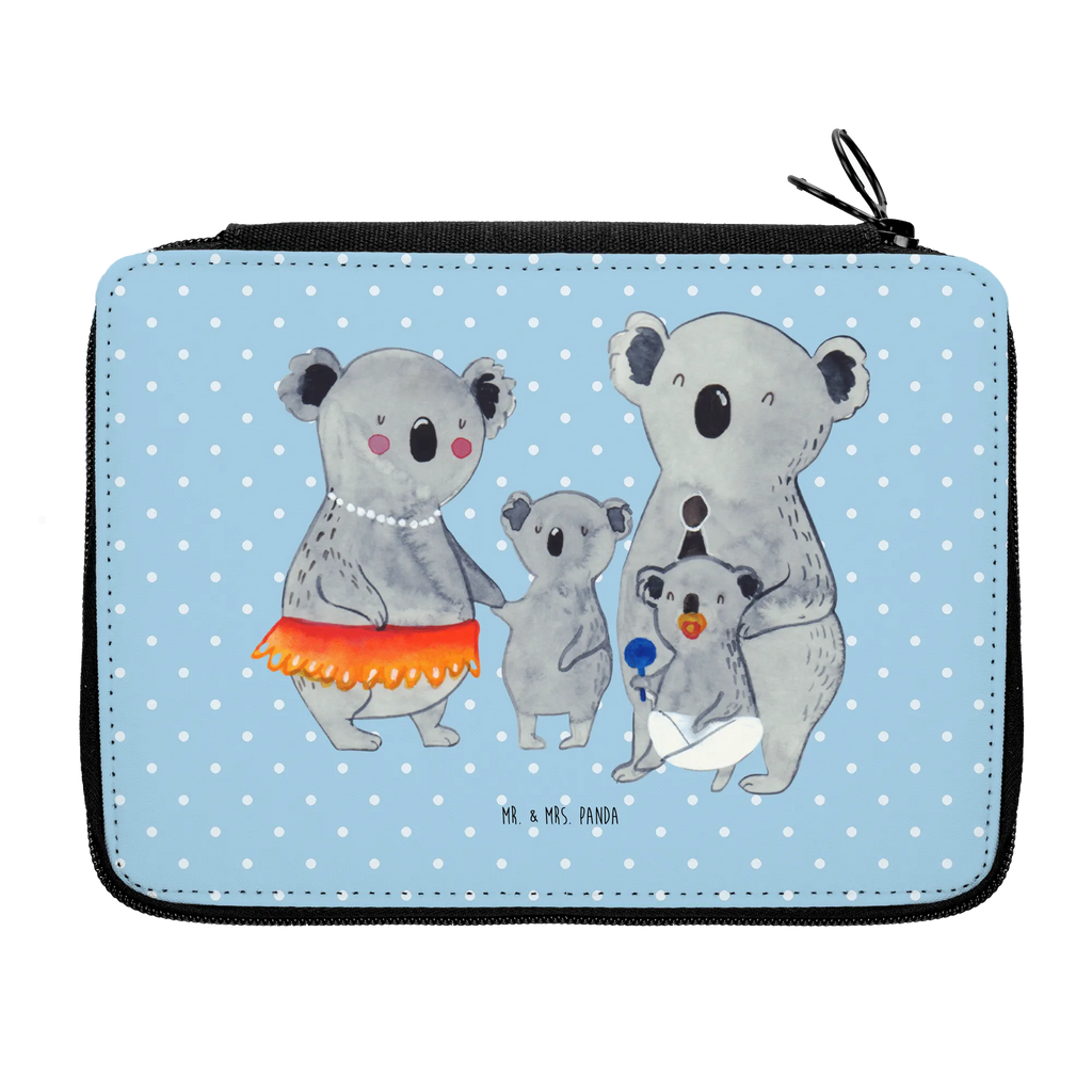 Federmappe Koala Familie Federmappe, Stiftetasche, Stifte Etui, Schule, Einschulung, Geschenk, Kind, Schüler, Schülerin, Stifterolle, Federmäppchen, Motiv, Grundschule, Federmäppchen bedruckt, Büro Stifte Etui, Bestückte Federmappe, Kinder Federmappe, Federmappe Einschulung, Familie, Vatertag, Muttertag, Bruder, Schwester, Mama, Papa, Oma, Opa, Koala, Koalas, Family, Kinder, Geschwister, Familienleben