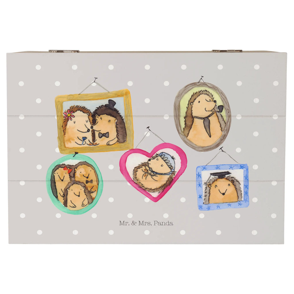 Holzkiste Igel Familie Holzkiste, Kiste, Schatzkiste, Truhe, Schatulle, XXL, Erinnerungsbox, Erinnerungskiste, Dekokiste, Aufbewahrungsbox, Geschenkbox, Geschenkdose, Familie, Vatertag, Muttertag, Bruder, Schwester, Mama, Papa, Oma, Opa, Liebe, Igel, Bilder, Zusammenhalt, Glück