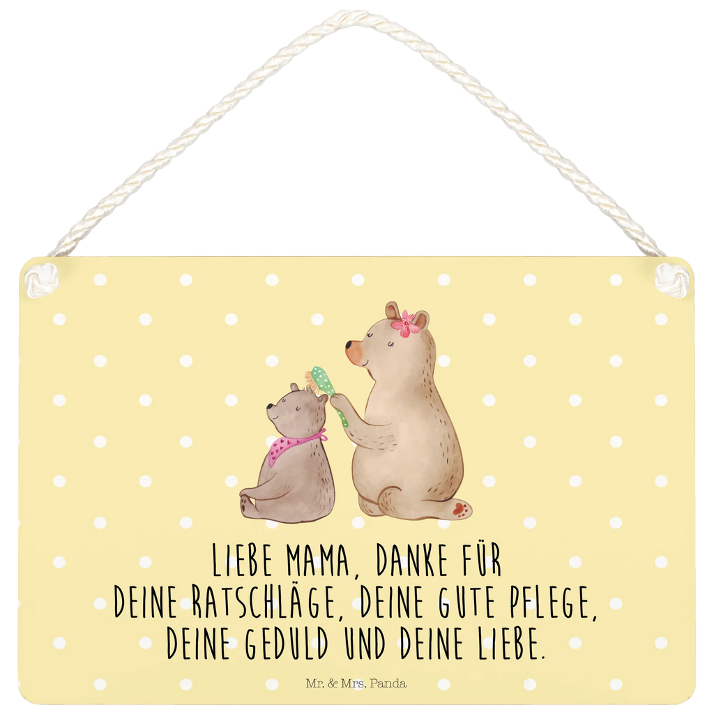 Deko Schild Bär mit Kind Dekoschild, Deko Schild, Schild, Tür Schild, Türschild, Holzschild, Wandschild, Wanddeko, Familie, Vatertag, Muttertag, Bruder, Schwester, Mama, Papa, Oma, Opa, Geschenk, Mutti, Mutter