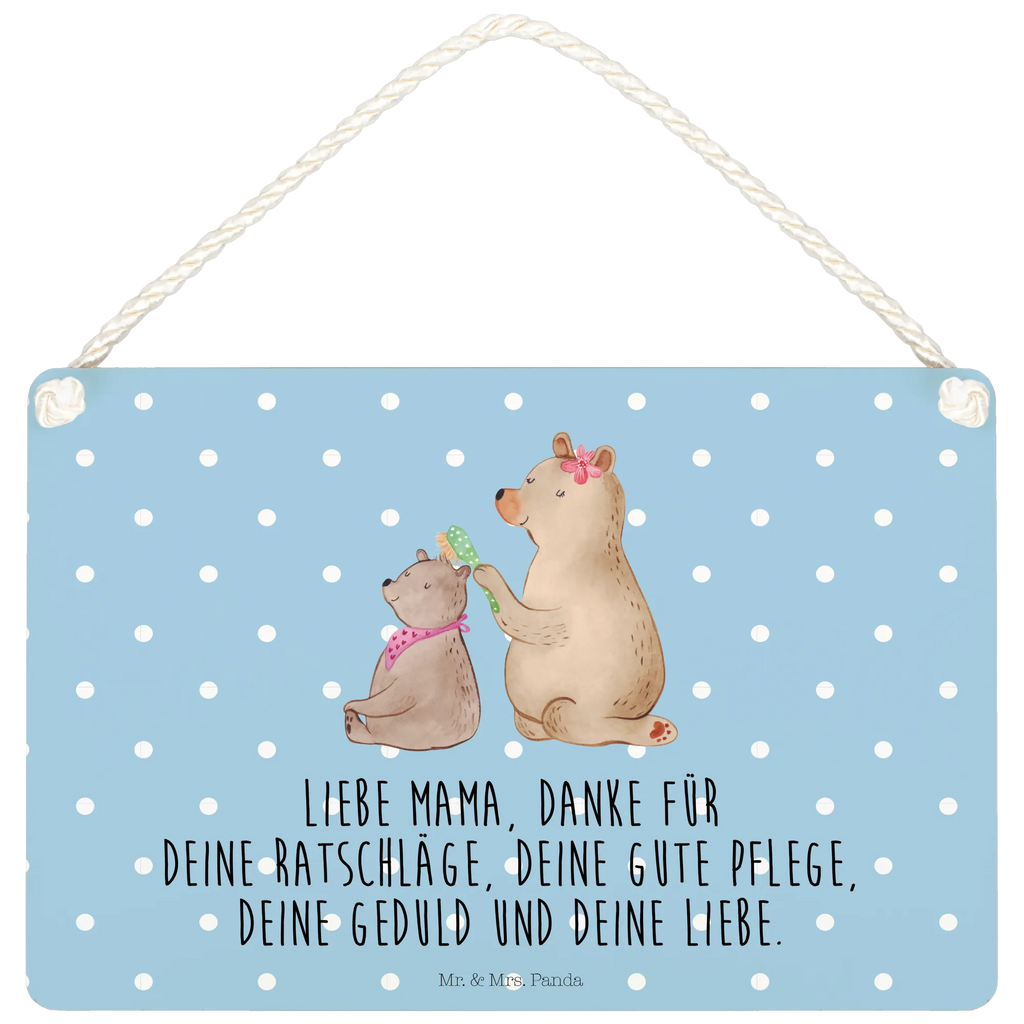 Deko Schild Bär mit Kind Dekoschild, Deko Schild, Schild, Tür Schild, Türschild, Holzschild, Wandschild, Wanddeko, Familie, Vatertag, Muttertag, Bruder, Schwester, Mama, Papa, Oma, Opa, Geschenk, Mutti, Mutter