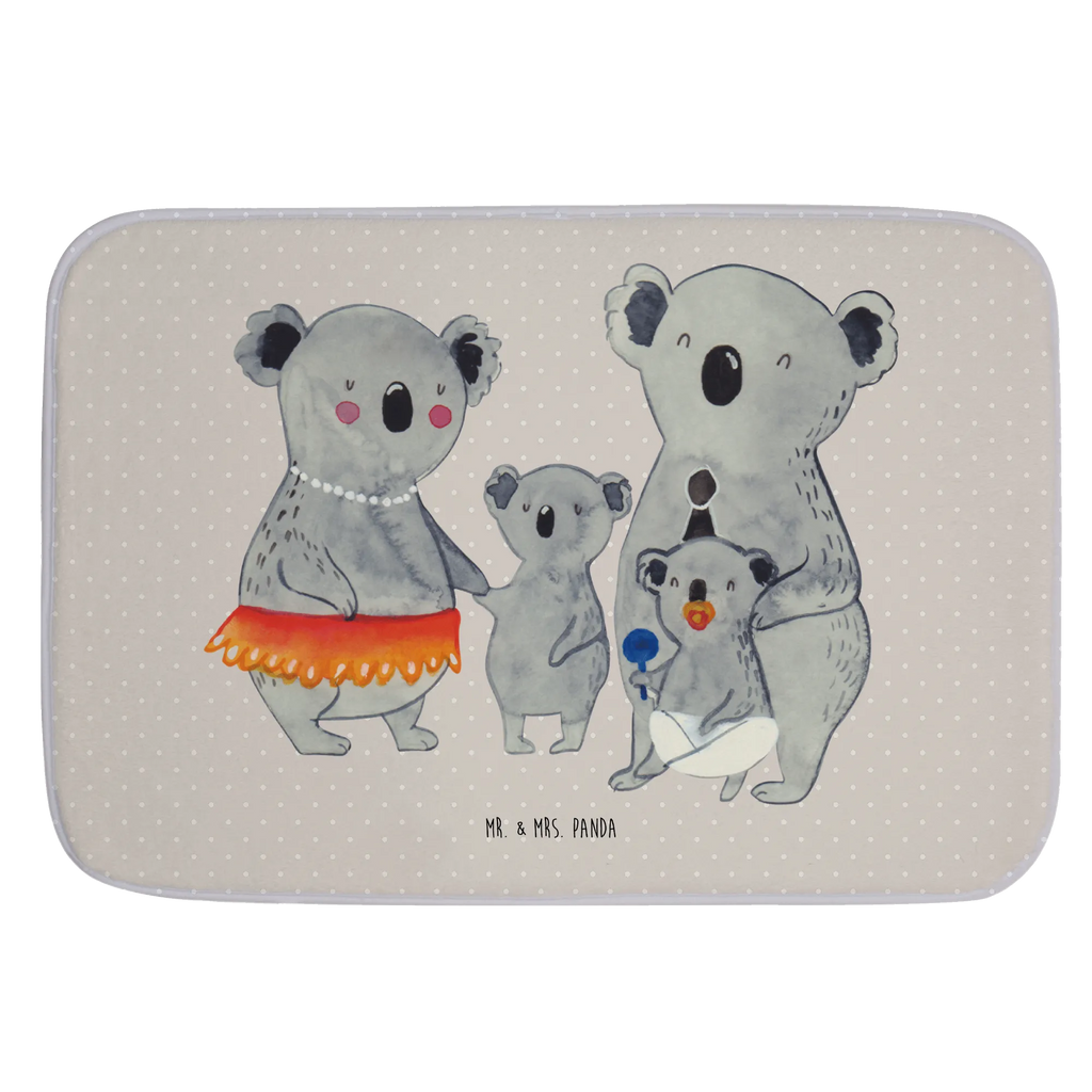 Badvorleger Koala Familie Badematte, Badteppich, Duschvorleger, Badezimmerteppich, Badezimmermatte, Badvorleger, Duschmatte, Duschteppich, Badteppiche, Badgarnitur, Badematten, Teppich Badezimmer, Badezimmermatten, Familie, Vatertag, Muttertag, Bruder, Schwester, Mama, Papa, Oma, Opa, Koala, Koalas, Family, Kinder, Geschwister, Familienleben