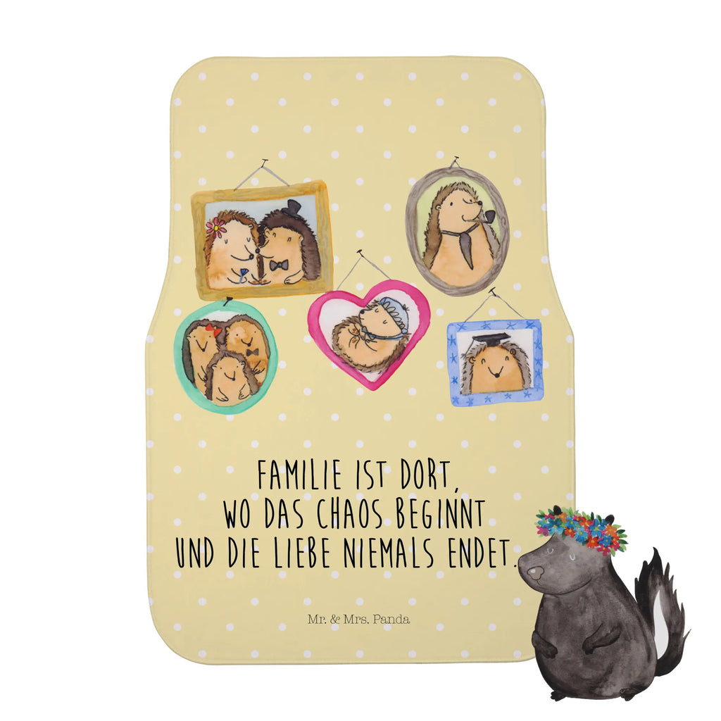 Fahrer Autofußmatte Igel Familie Autofußmatten, Fußmatte Auto, Fahrer, Schmutzmatte Auto, Familie, Vatertag, Muttertag, Bruder, Schwester, Mama, Papa, Oma, Opa, Liebe, Igel, Bilder, Zusammenhalt, Glück