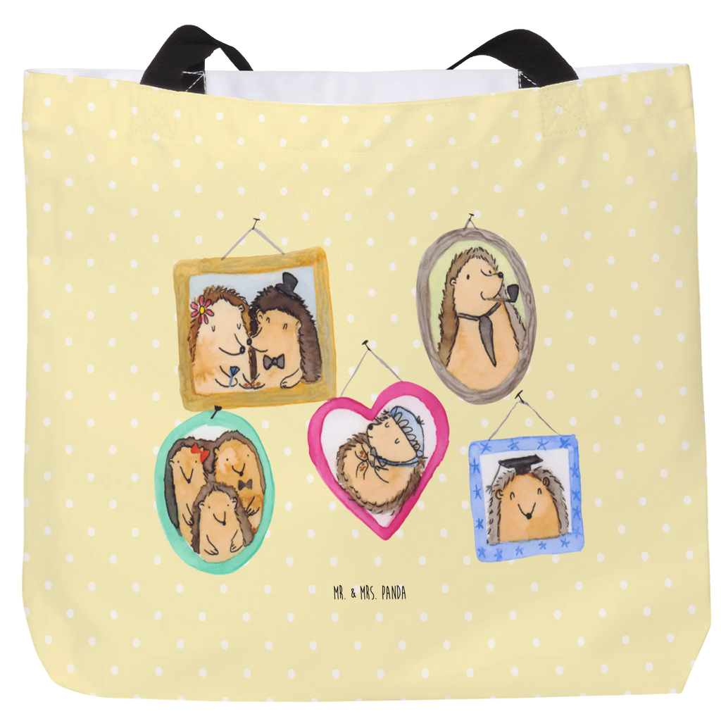 Shopper Igel Familie Beutel, Einkaufstasche, Tasche, Strandtasche, Einkaufsbeutel, Shopper, Schultasche, Freizeittasche, Tragebeutel, Schulbeutel, Alltagstasche, Familie, Vatertag, Muttertag, Bruder, Schwester, Mama, Papa, Oma, Opa, Liebe, Igel, Bilder, Zusammenhalt, Glück