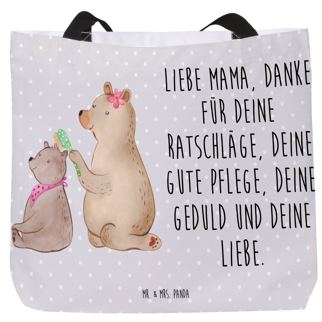 Shopper Bär mit Kind Beutel, Einkaufstasche, Tasche, Strandtasche, Einkaufsbeutel, Shopper, Schultasche, Freizeittasche, Tragebeutel, Schulbeutel, Alltagstasche, Familie, Vatertag, Muttertag, Bruder, Schwester, Mama, Papa, Oma, Opa, Geschenk, Mutti, Mutter