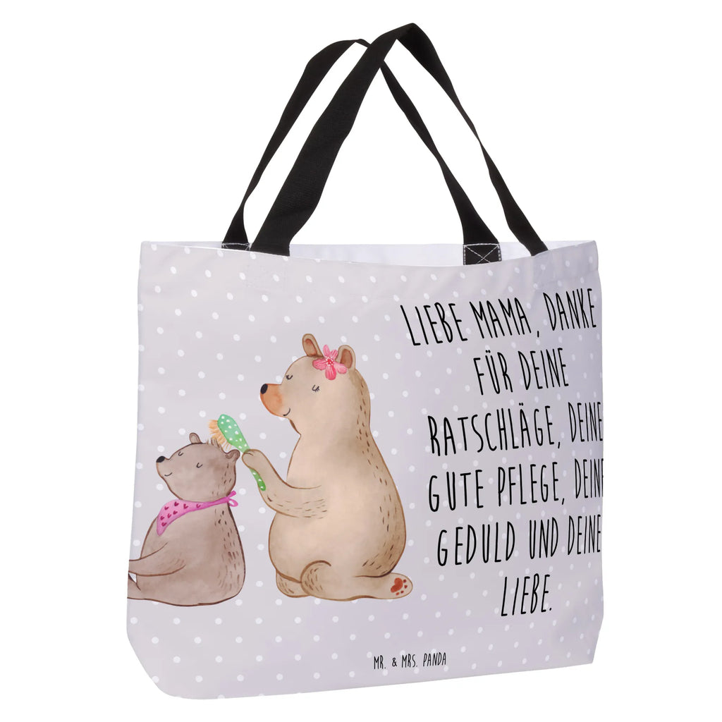 Shopper Bär mit Kind Beutel, Einkaufstasche, Tasche, Strandtasche, Einkaufsbeutel, Shopper, Schultasche, Freizeittasche, Tragebeutel, Schulbeutel, Alltagstasche, Familie, Vatertag, Muttertag, Bruder, Schwester, Mama, Papa, Oma, Opa, Geschenk, Mutti, Mutter