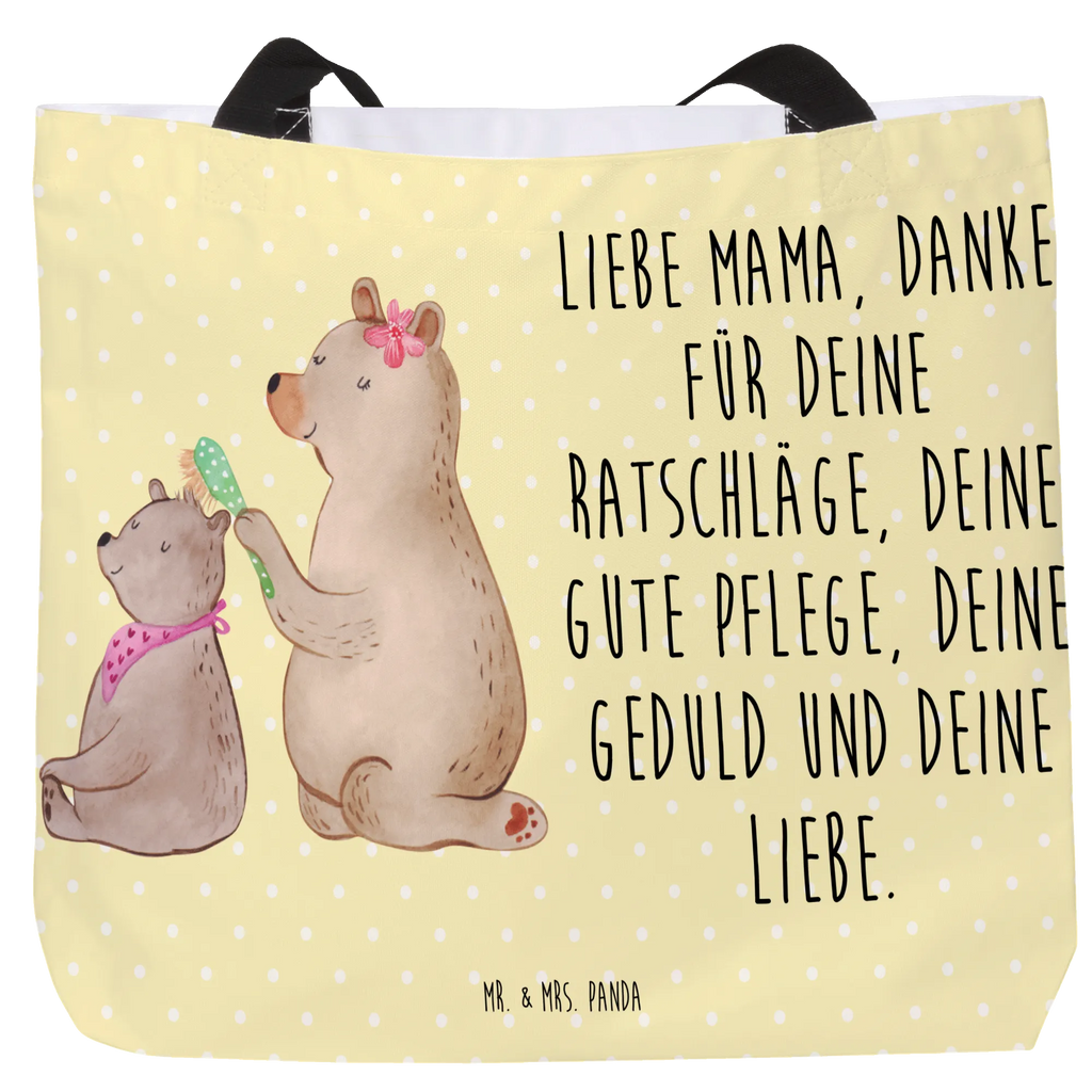 Shopper Bär mit Kind Beutel, Einkaufstasche, Tasche, Strandtasche, Einkaufsbeutel, Shopper, Schultasche, Freizeittasche, Tragebeutel, Schulbeutel, Alltagstasche, Familie, Vatertag, Muttertag, Bruder, Schwester, Mama, Papa, Oma, Opa, Geschenk, Mutti, Mutter