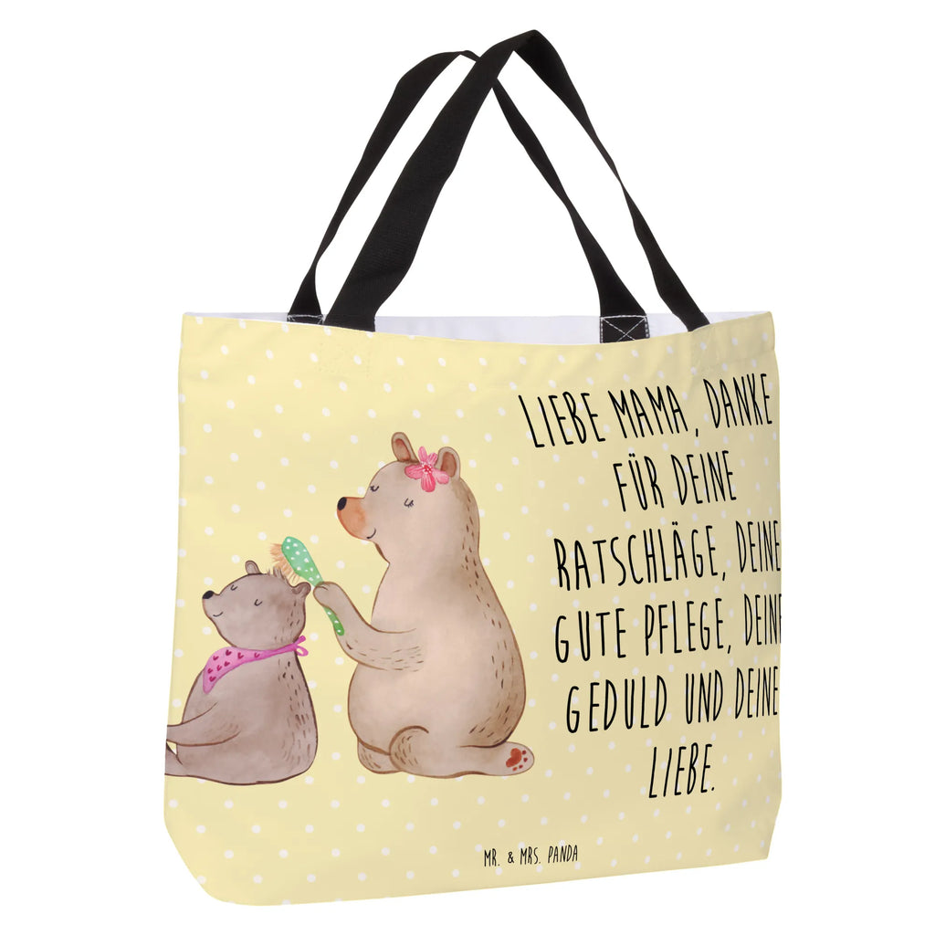 Shopper Bär mit Kind Beutel, Einkaufstasche, Tasche, Strandtasche, Einkaufsbeutel, Shopper, Schultasche, Freizeittasche, Tragebeutel, Schulbeutel, Alltagstasche, Familie, Vatertag, Muttertag, Bruder, Schwester, Mama, Papa, Oma, Opa, Geschenk, Mutti, Mutter